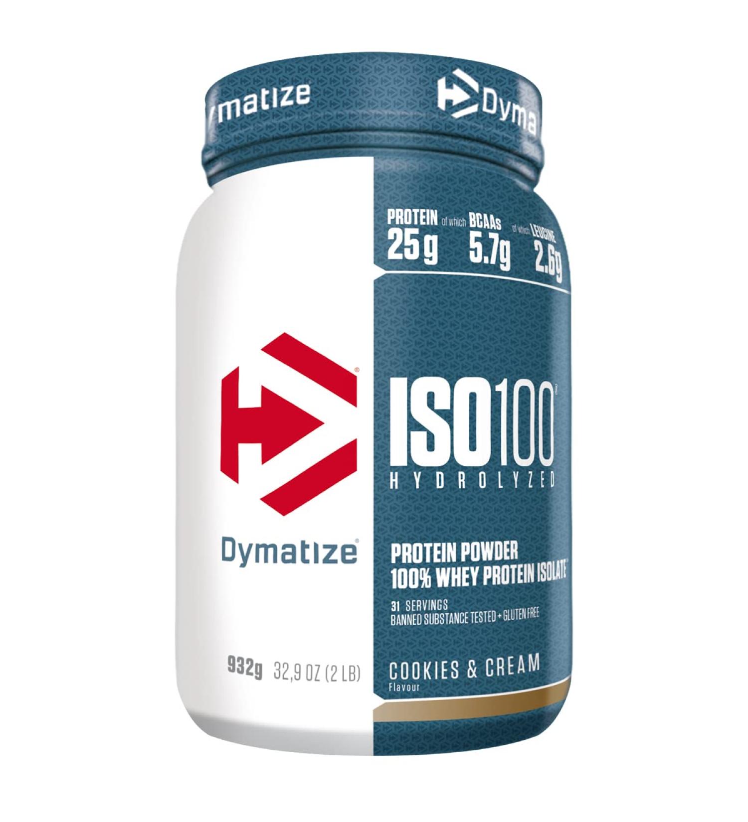 Dymatize ISO 100 Hydrolyzed Cookies & Cream 932g - Whey Protein Powder - Buy Online on GoSupps.com