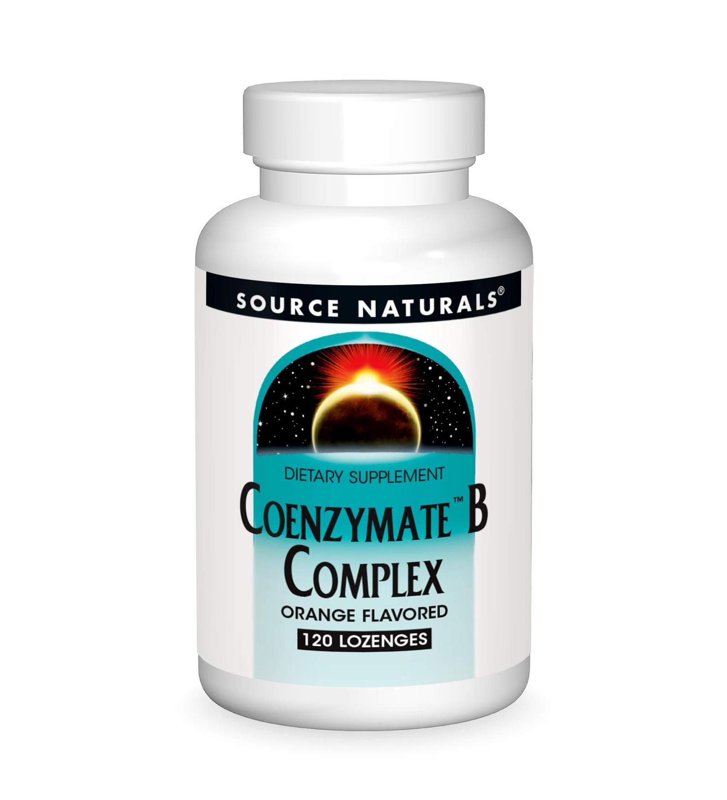 Source Naturals Coenzymate B Complex Orange Flavored Lozenges - 120 Count - Buy Online on GoSupps.com