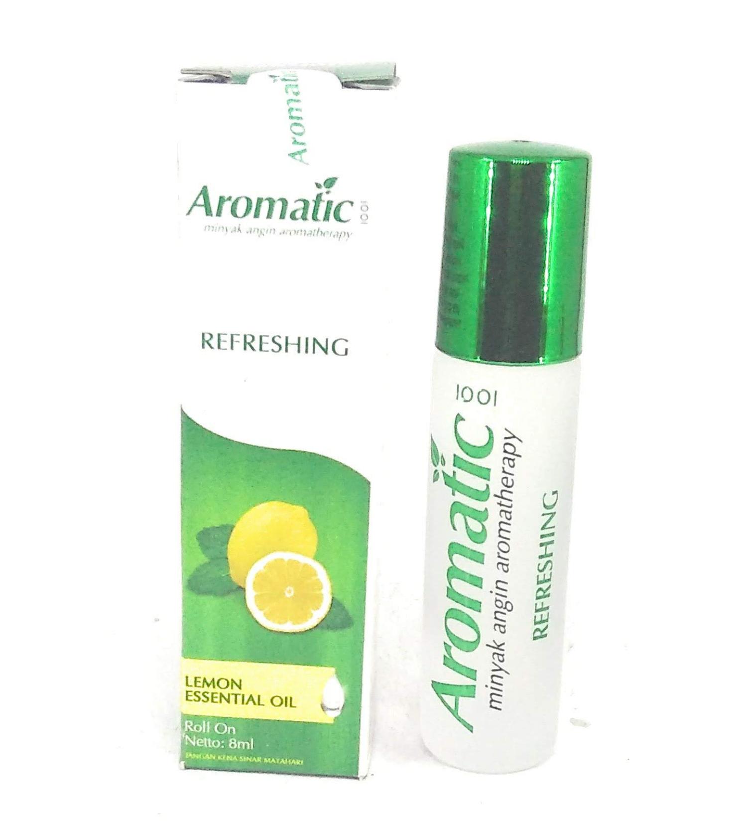 Aromatic 1001 Aromatherapy Oil - Refreshing (with Lemon Oil) 8 Ml (Pack of 6) - Buy Online on GoSupps.com