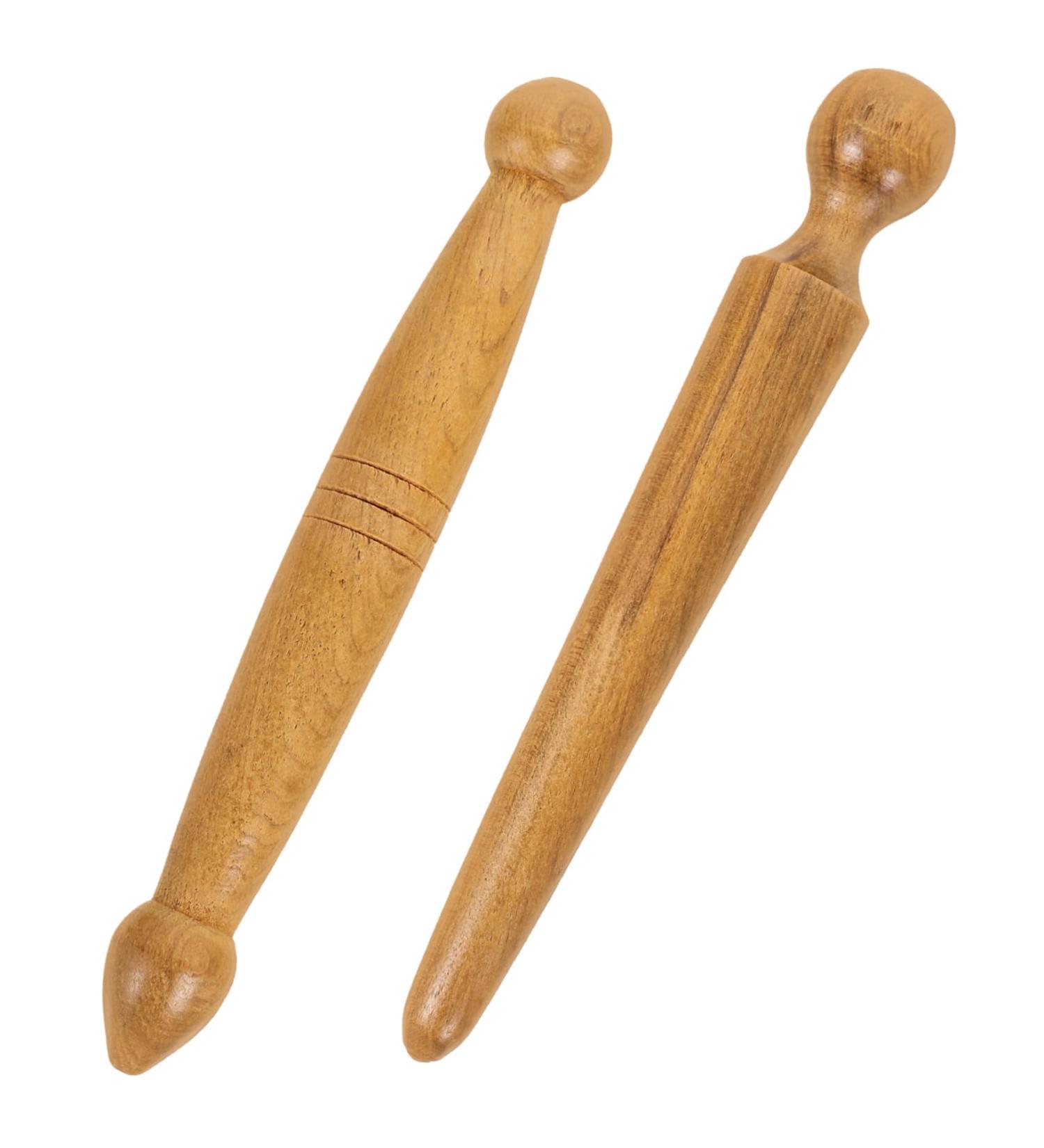 8-Piece Acupuncture Massage Tool Set - Body & Foot Massage Devices Wooden Roller & Hand Tools for Relaxation - Buy Online on GoSupps.com