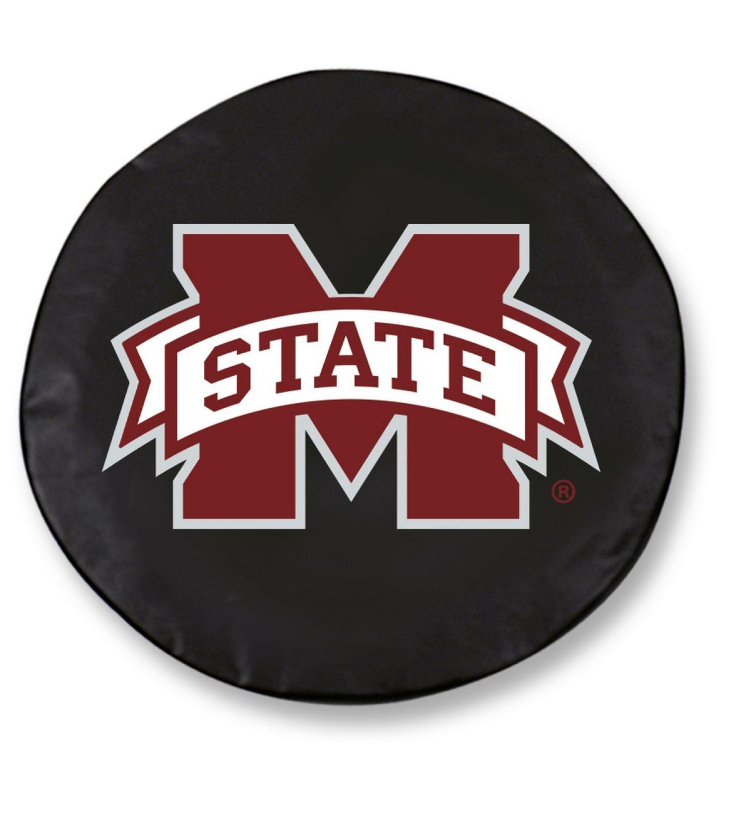 Mississippi State Bulldogs Black Tire Cover - Officially Licensed E10 - Buy Online on GoSupps.com