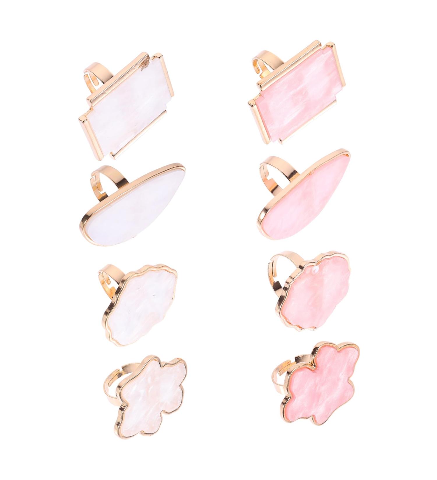 Homoyoyo Palette De M lange Pour Ongles 8 Pi ces Taille Bague En Plastique Imitation Coquillage Pour Nail Art Professionnel Et Amateur Usage Maison Et v nement Support De Couleurs Polyvalent - Buy Online on GoSupps.com