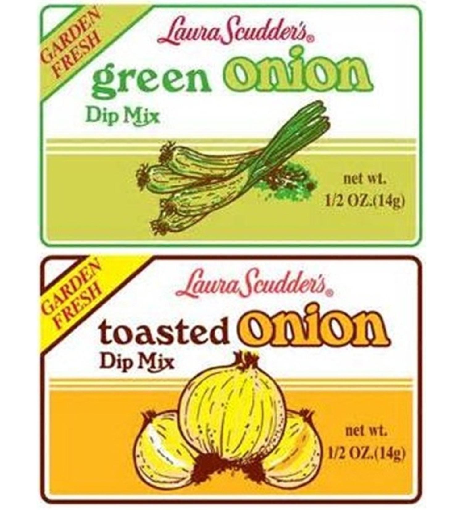 Laura Scudder's Green Onion & Toasted Onion Dip Mix (Pack of 24)