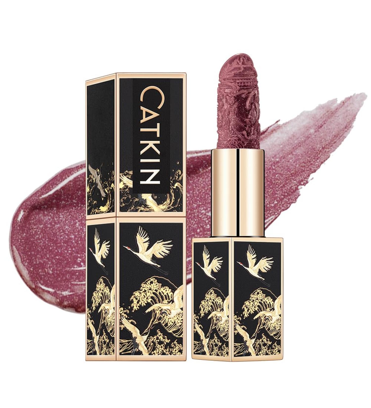 CATKIN Semi-Matte Lipstick Long Lasting Matte Lipstick High Impact Color Moisturizer Infused with Vitamin E and Avocado Oil Smooth Soft Texture - Buy Online on GoSupps.com