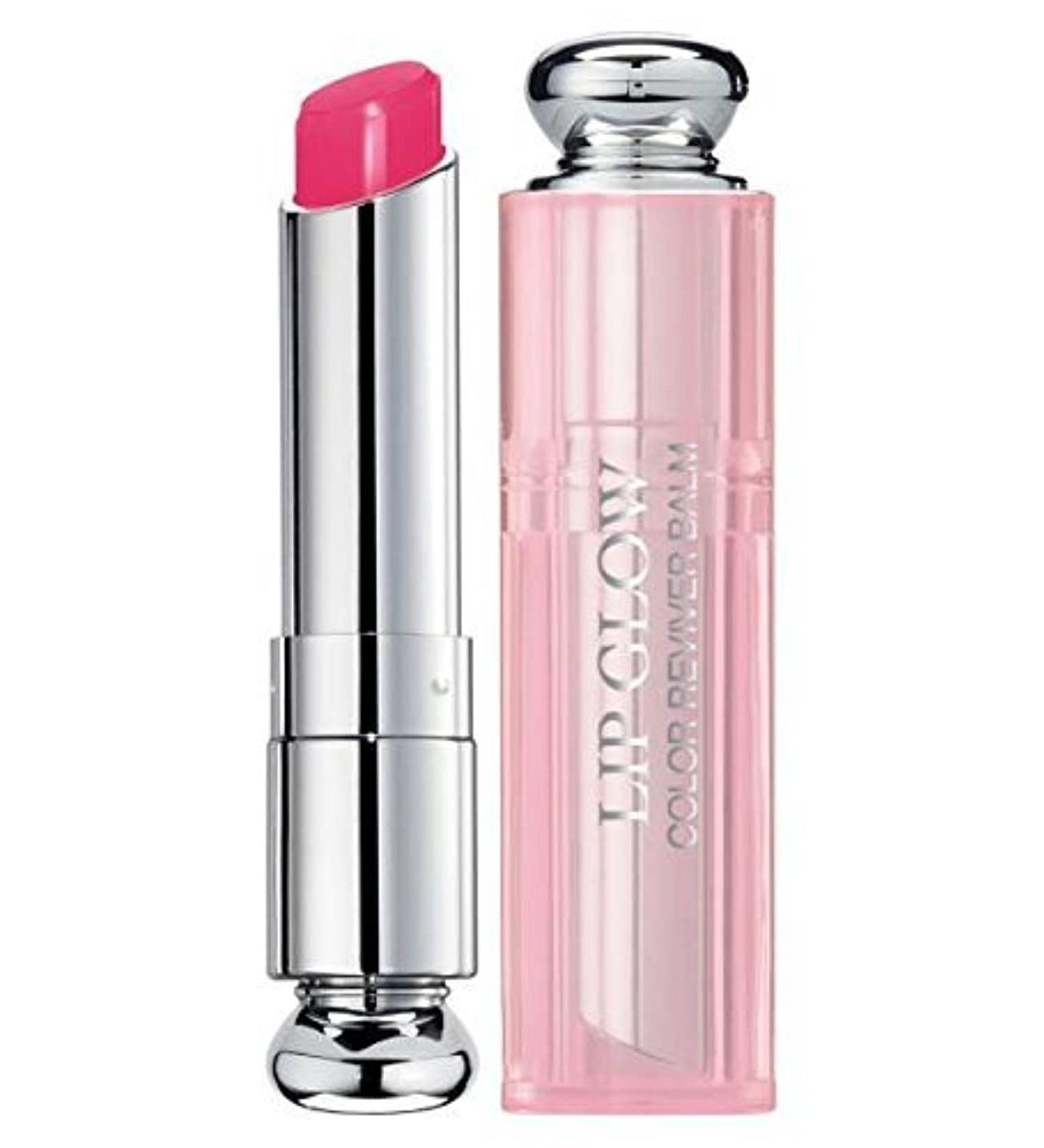 Dior Addict Lip Glow 007 Raspberry - Hydrating Lip Balm for Natural Raspberry Tint - 1 Count - Buy Online on GoSupps.com
