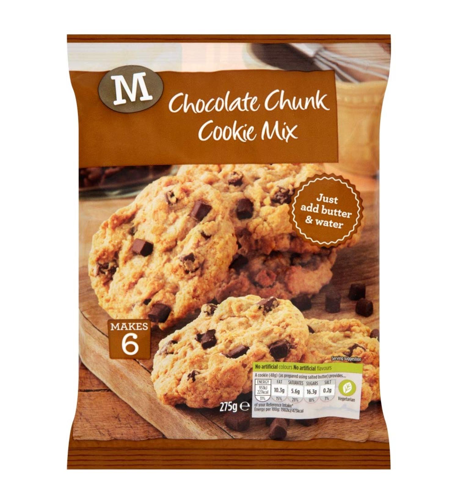 Morrisons Chocolate Chunk Cookie Mix 275 g x 10