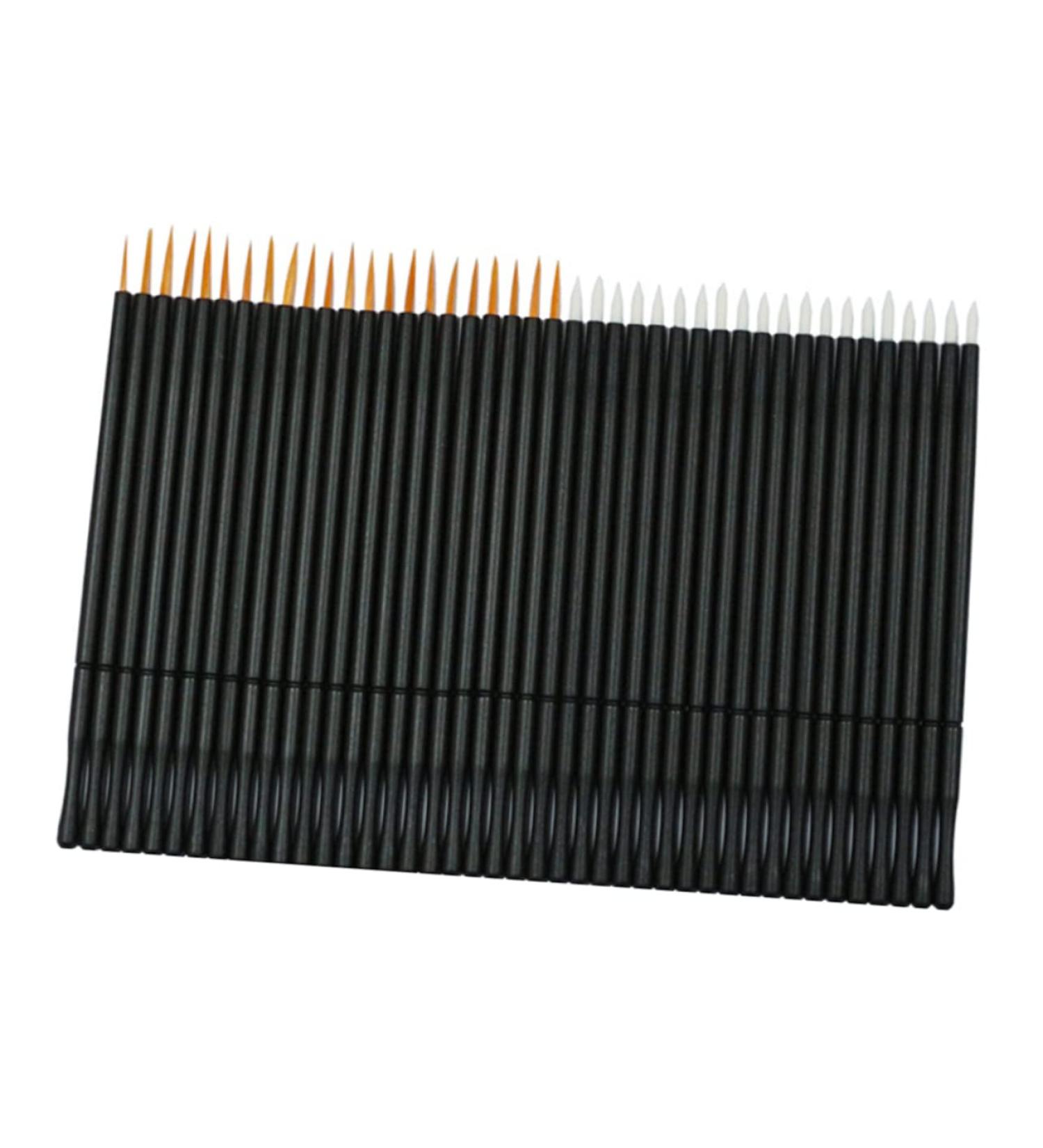 VINTORKY 100pcs Eye Makeup Tools White Liquid Eyeliner Eye Gel Eyeliner Brushes Fine Point Makeupset Orange 15cmX10cm Orange - Buy Online on GoSupps.com