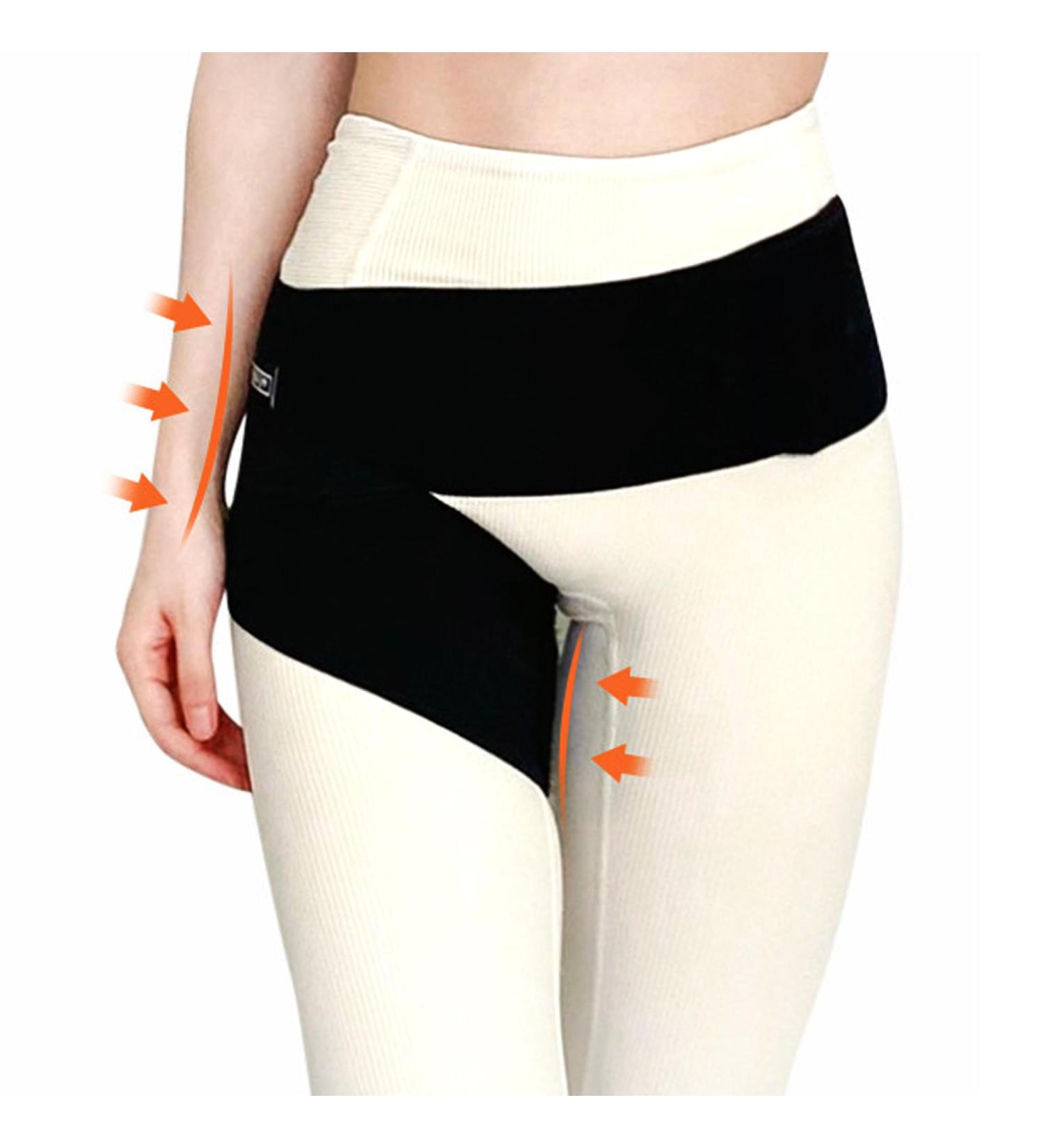 Hip Support Groin Brace - Sciatica Pain Relief & Hamstring Compression Wrap for Men & Women | Labral Tear & Groin Pull Support (Large - Buy Online on GoSupps.com