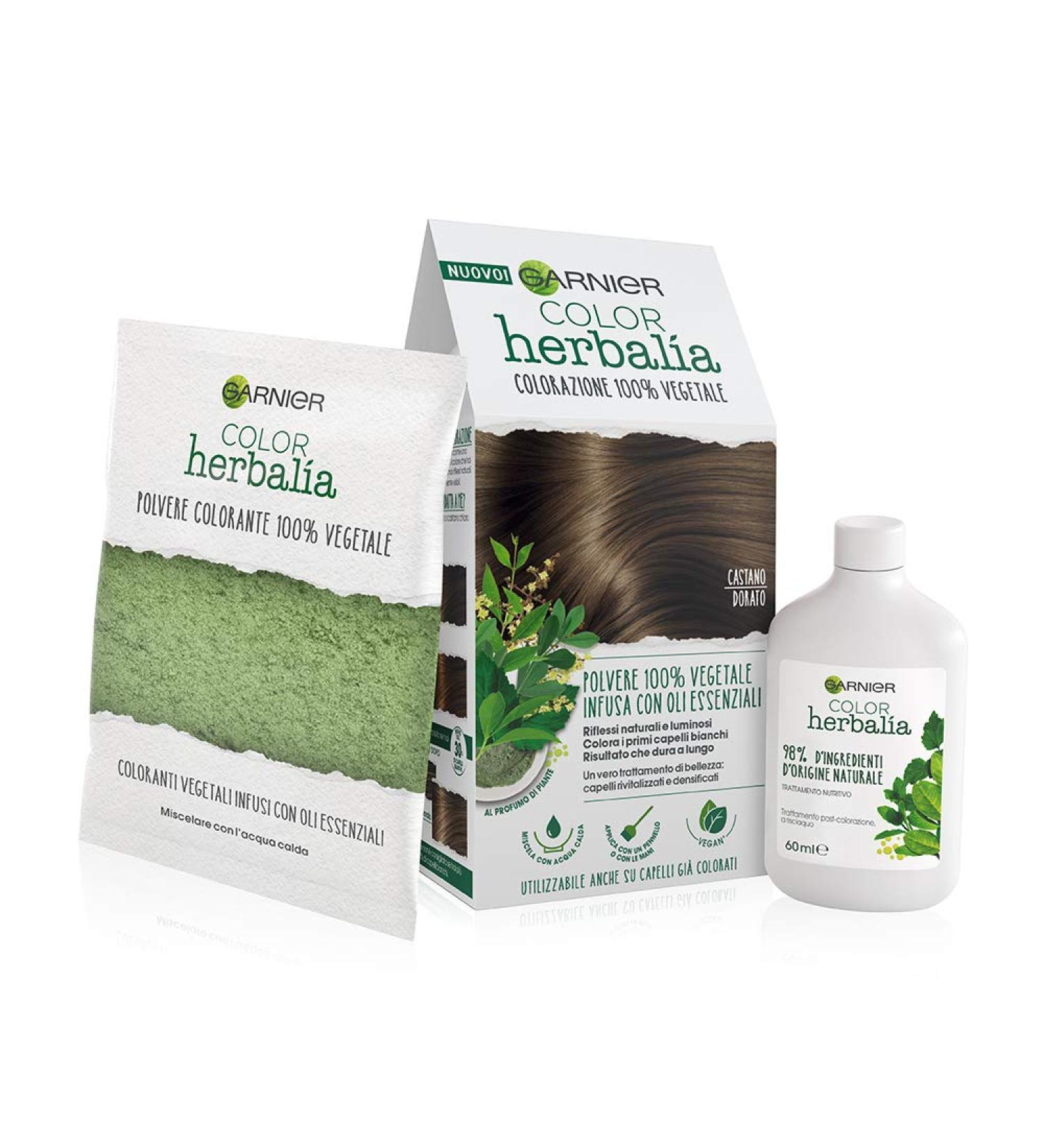 Buy Garnier Color Herbalia Castano Dorato - Natural Golden Brown Hair Color | Fast International Shipping - Buy Online on GoSupps.com