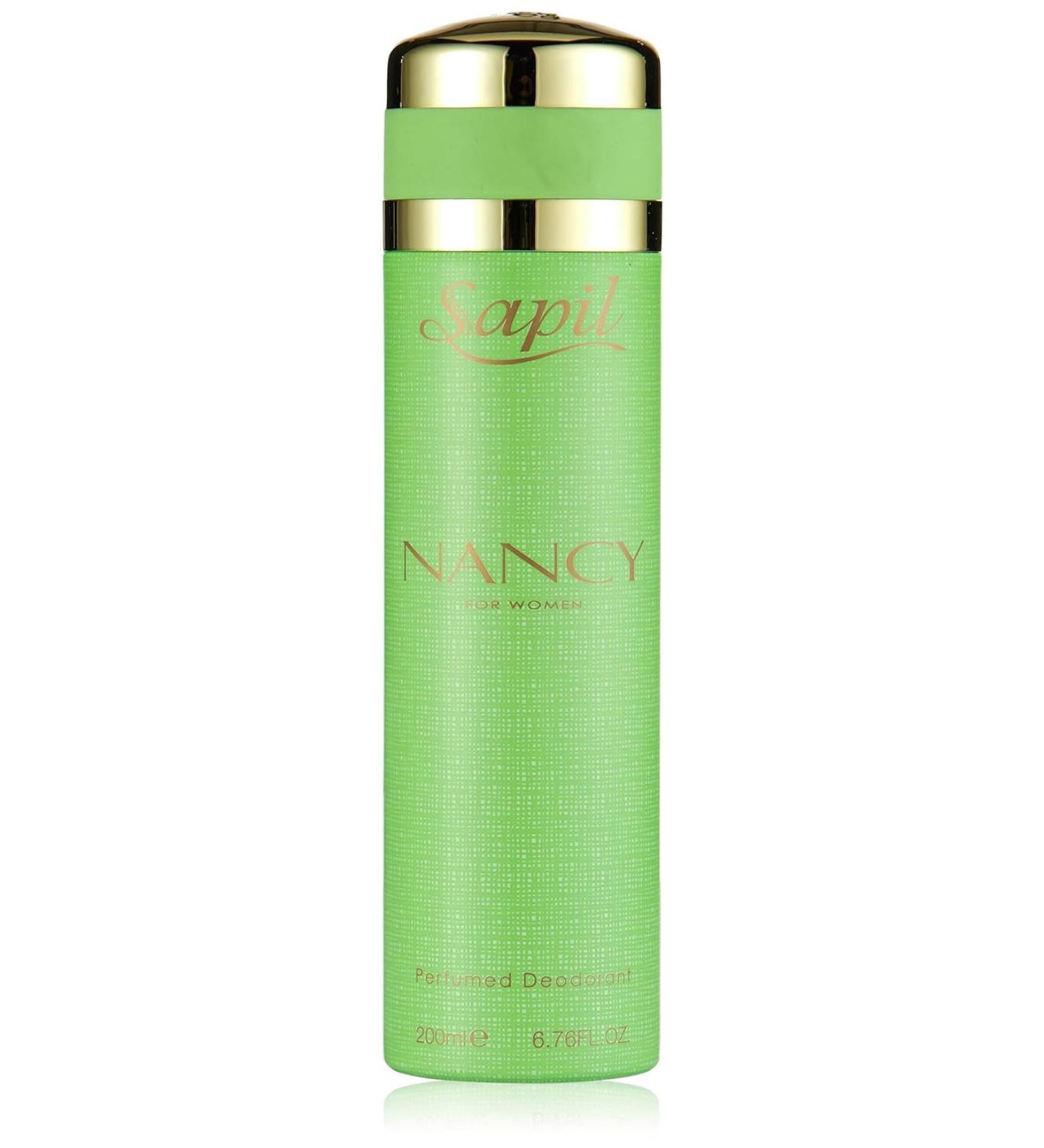 Buy Sapil Nancy Green Deodorant Spray for Women - Long-Lasting Floral Fruity & Musky Scent - 6.76 oz - International Shipping Available - Buy Online on GoSupps.com