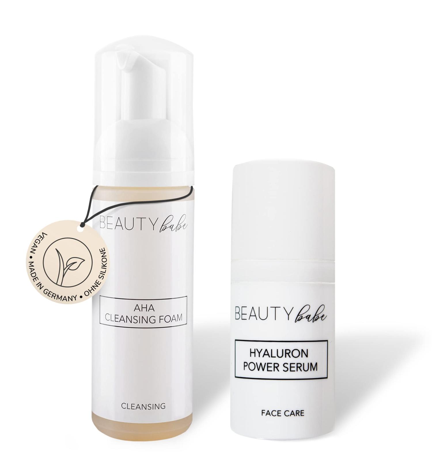  BEAUTY babe Performance Duo | 200ml | Regenerates tired skin and moisturises | Anti-ageing cleansing and care for face and skin | Sustainable active cosmetics made in Germany - Buy Online on GoSupps.com