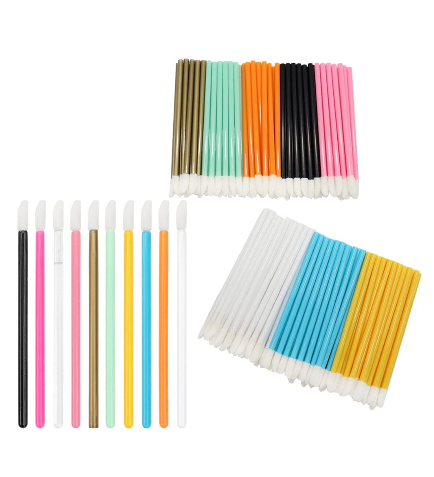 100 Pcs One-Way Lip Gloss Brush Set | Disposable Lip Brush & Applicator for Perfect Makeup | Ideal for Lipstick & Concealer - Buy Online on GoSupps.com