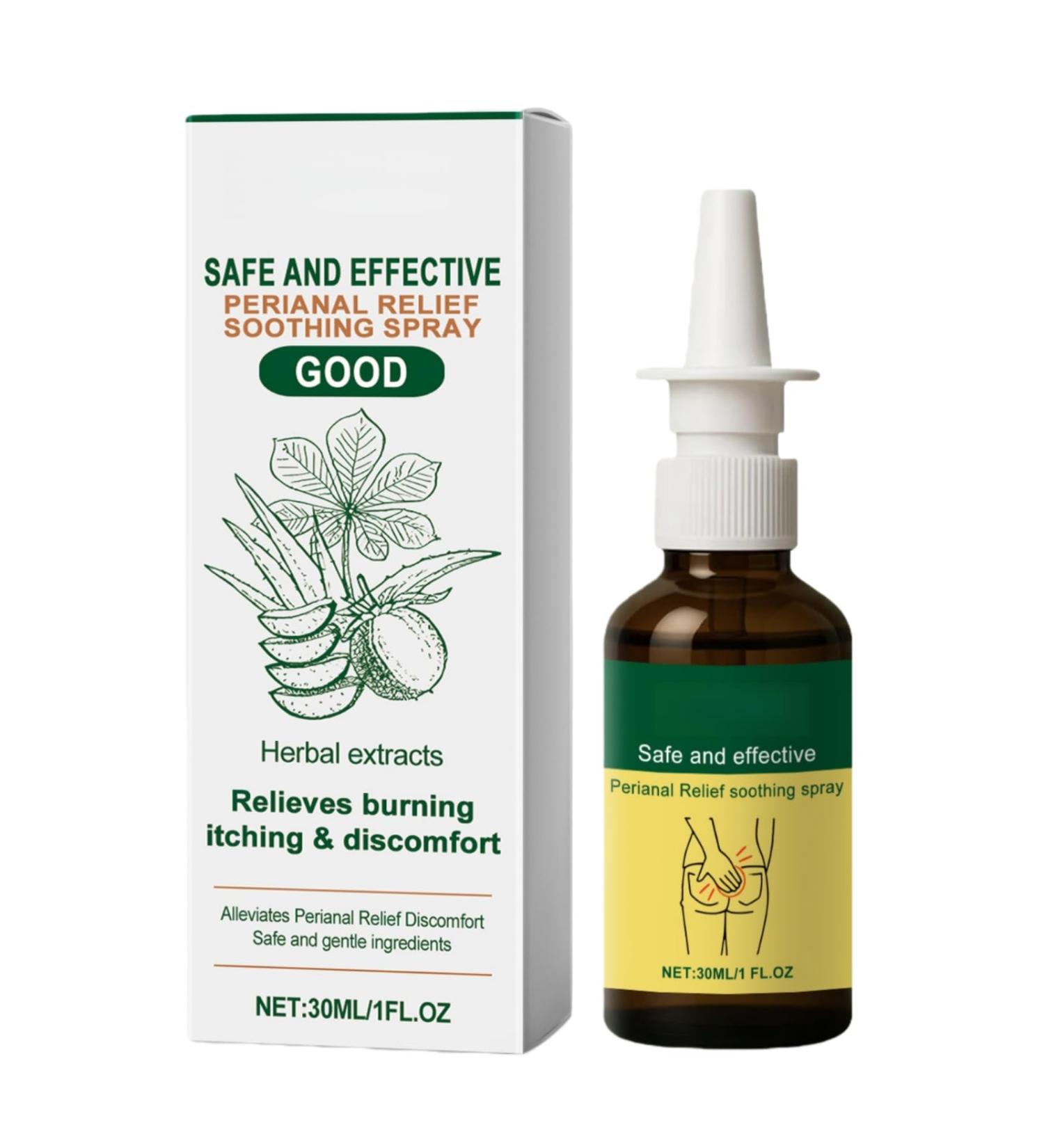 Hemorrhoid Fast Relief Set Herbal Hemorrhoids Spray & Anal Numbing Cream Soothing Anal Care for Pain Itching & Swelling Gentle Daily Support (1 PCS) - Buy Online on GoSupps.com