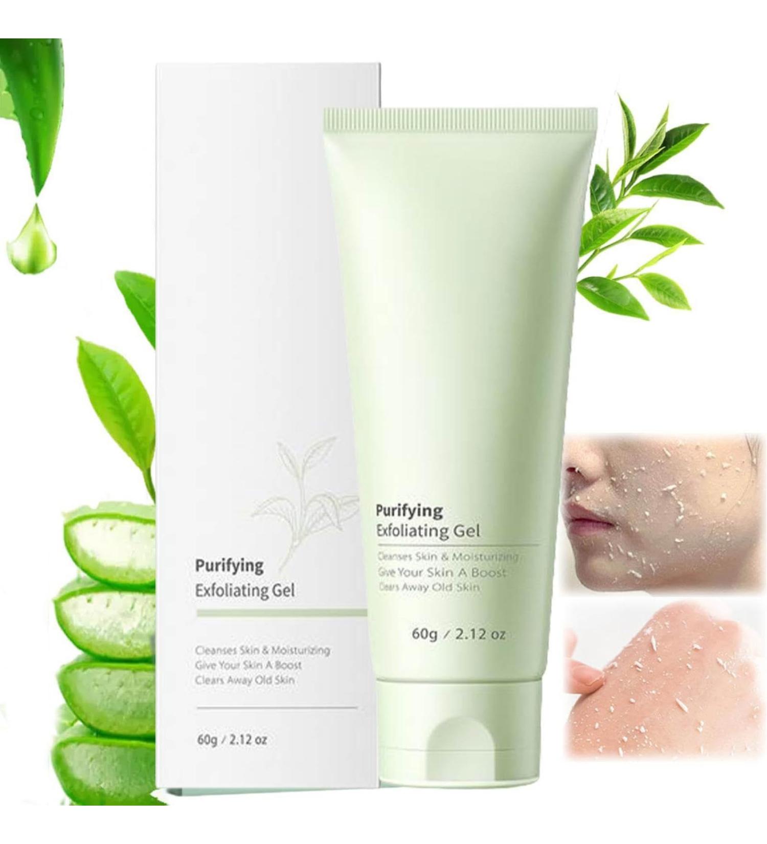 Greteam Purifying Exfoliating Gel Greteam Exfoliating Scrub Purifying Exfoliating Gel Moisturizing Cleanses Skin Give Deep Cleansing Face and Body Exfoliating Scrub Gel - Buy Online on GoSupps.com