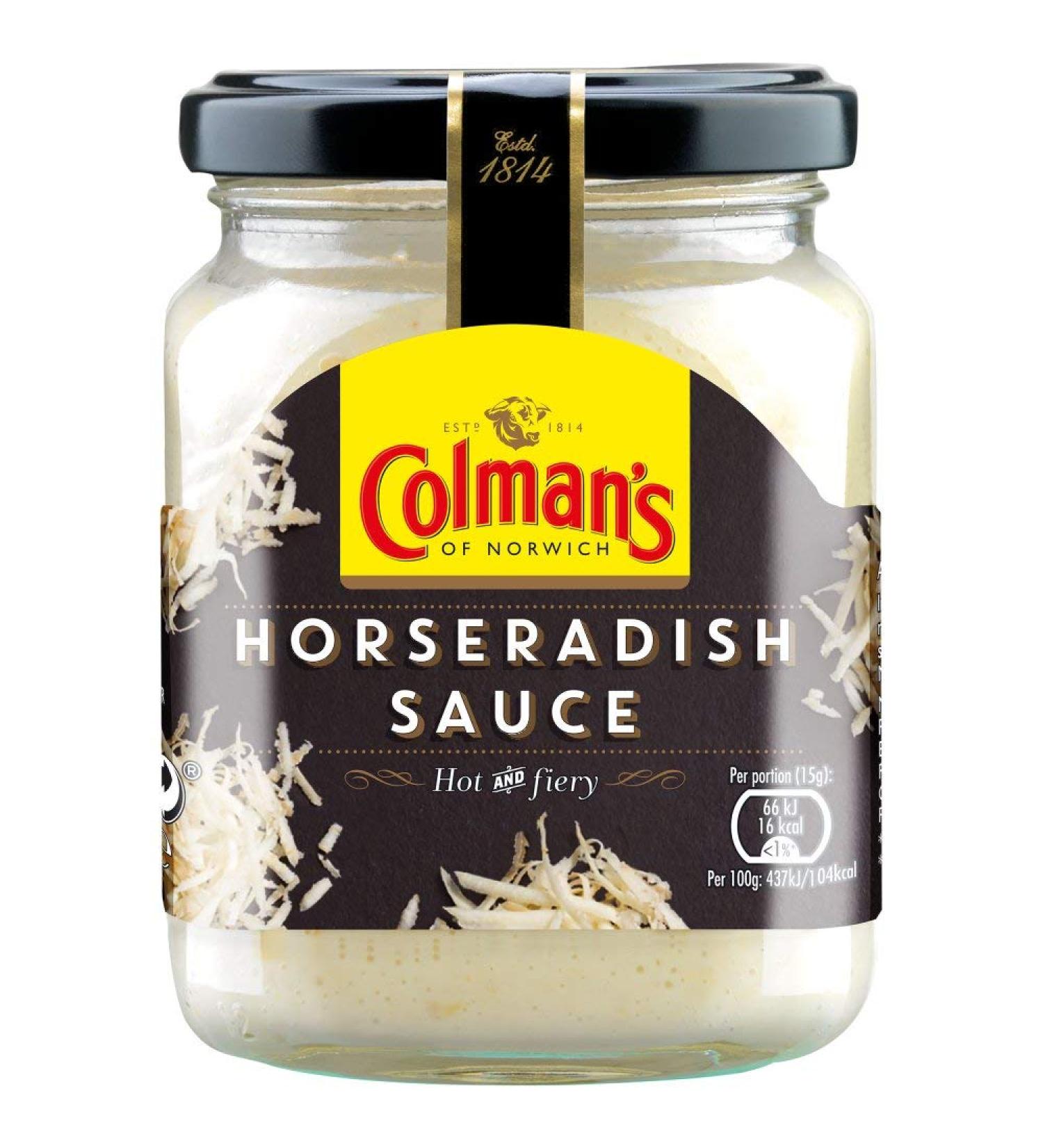 Colmans Radish Sauce Pots 136g (Pack of 6)