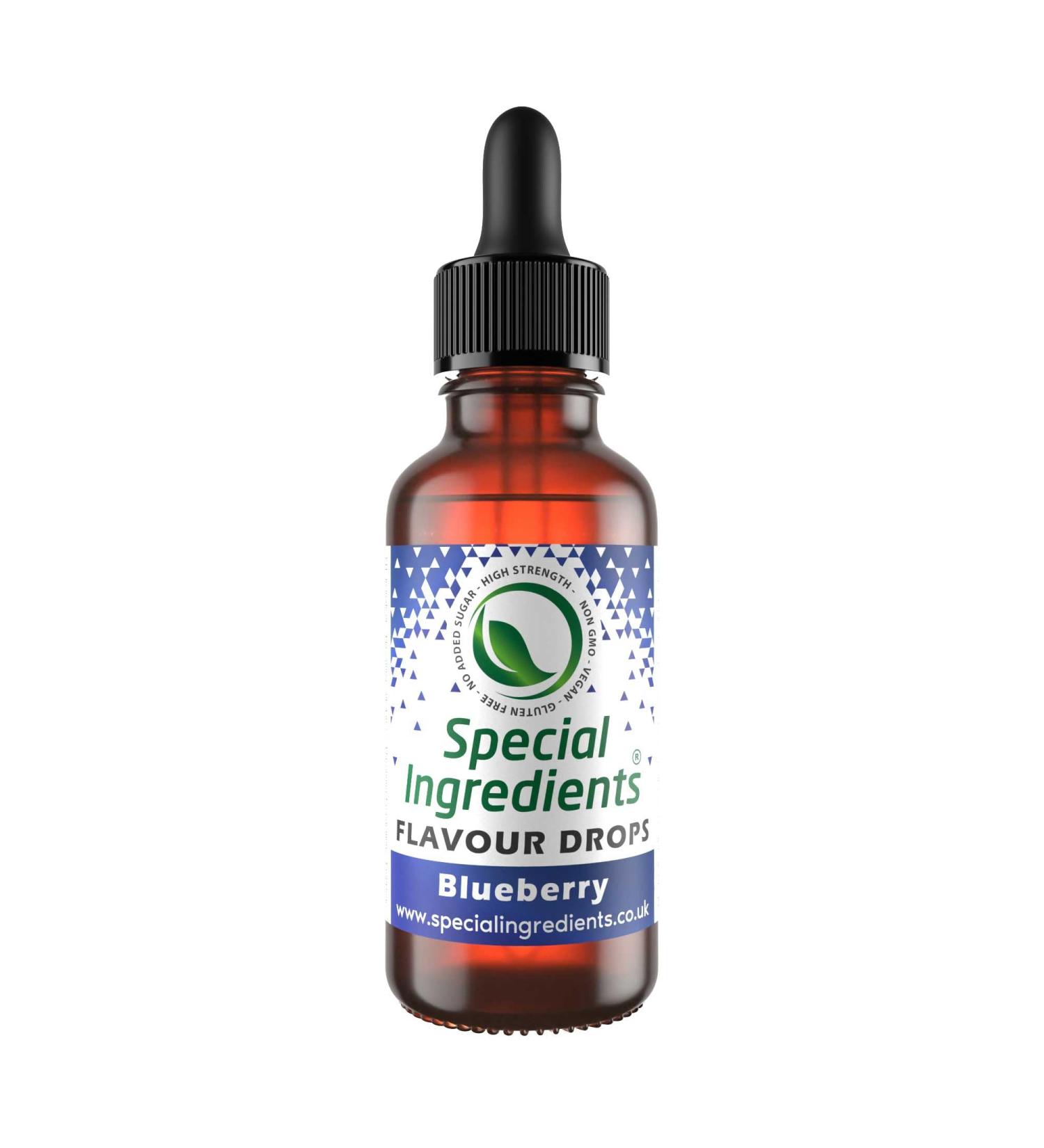 Blueberry Flavour Drop 30ml - Highly Concentrated Versatile Food Flavoring - Buy Online on GoSupps.com