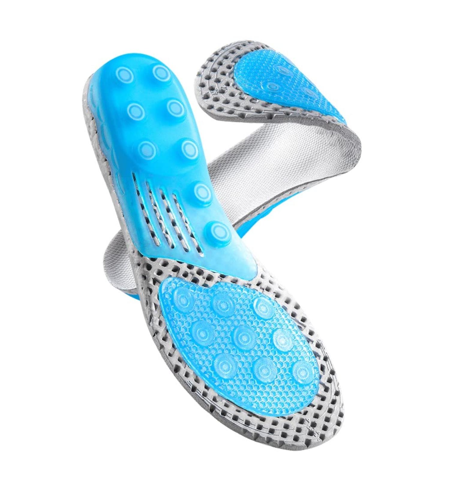 Buy Silicone Gel Insoles for Men & Women - Orthotic Sole Pads | Breathable Deodorant Cushion for Running | EU41-42 (260mm) - International Shipping - Buy Online on GoSupps.com