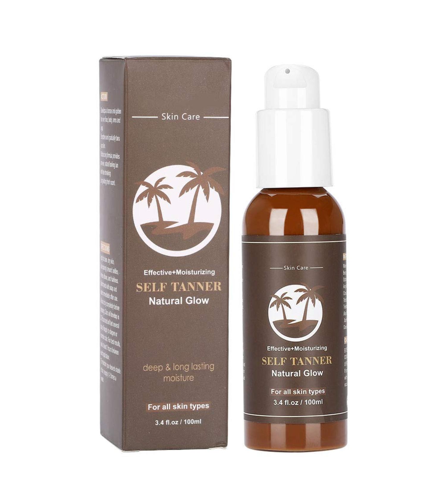 Tanning Cream Sunless Tan Cream Longlasting Body Bronzer Cream for All Skin Types Natural Glow Enhancer for Smooth Radiant Skin - Buy Online on GoSupps.com