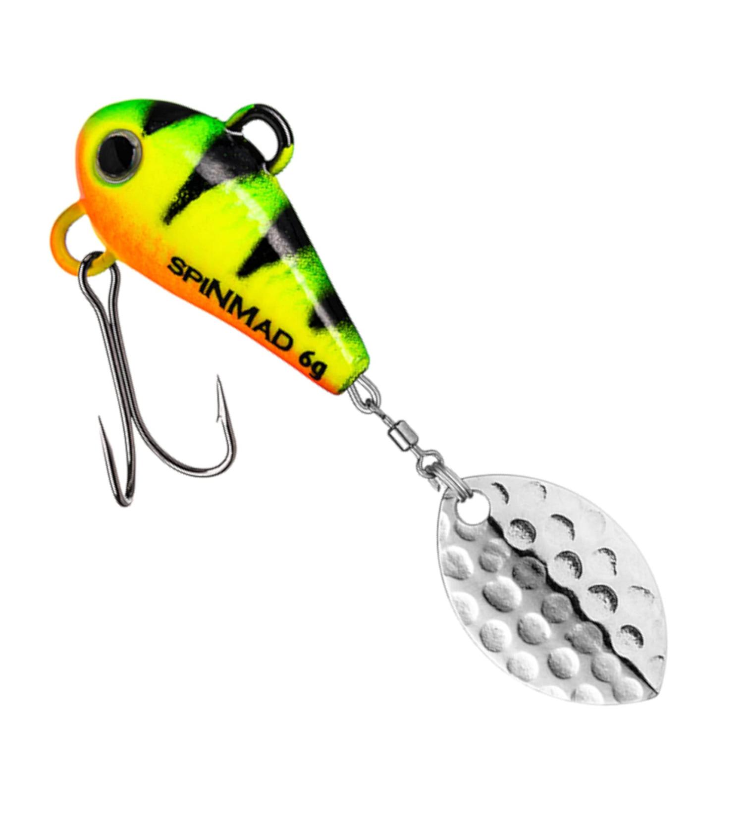SpinMad Lead Head Spinner 6g - Jigspinner Firetiger