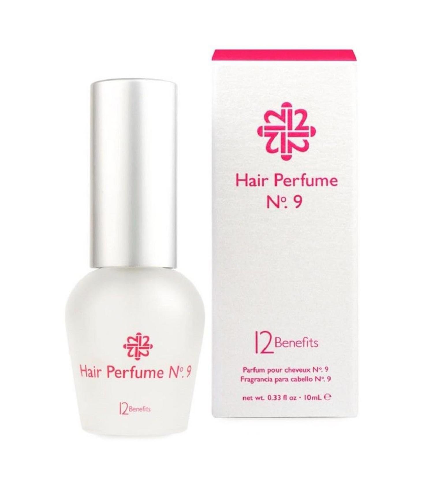 12 Benefits Hair Perfume No. 9 - Natural with Pure Plant Oils - Long-Lasting Hair Mist with Sweet Violet and Fresh Mango - Vegan Fragrance Spray Made in the USA (.33 Oz) Sweet Violets and Mango - Buy Online on GoSupps.com