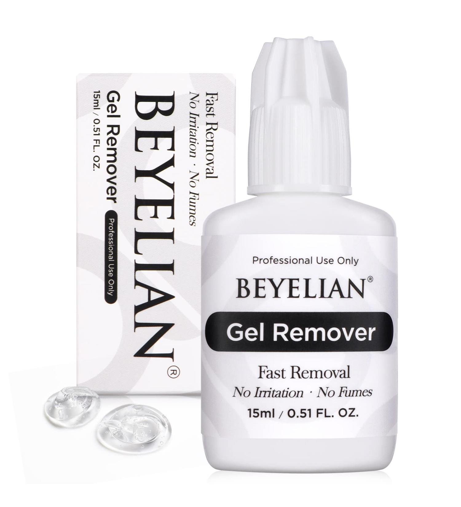 BEYELIAN Lash Extensions Remover 0.51 Fl Oz Professionally Formulated Gel - 60 Sec Dissolution Time for Individual Lash Extensions Adhesive (15ml) - Buy Online on GoSupps.com