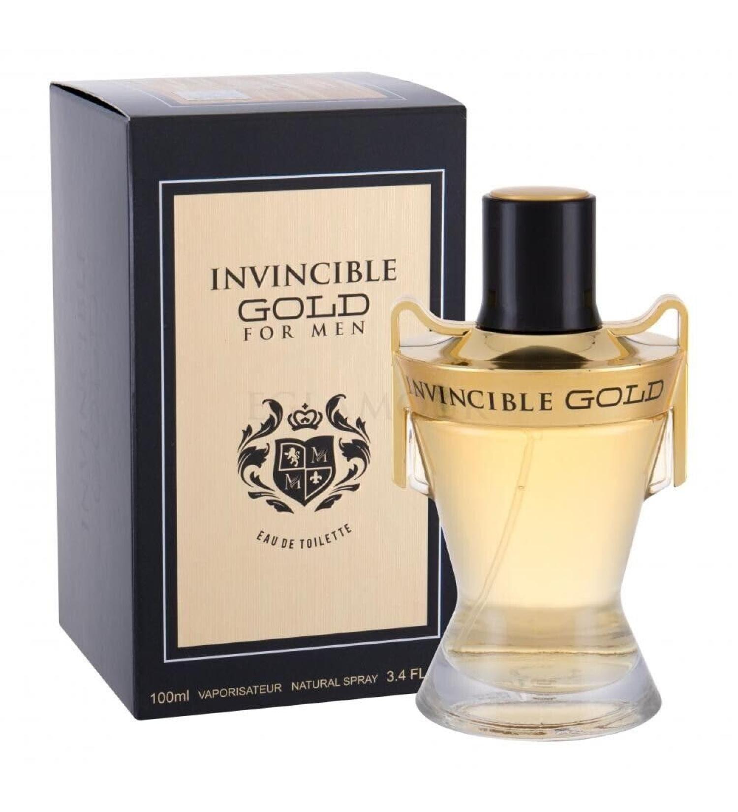INVINCIBLE GOLD 3.4 Oz EDT Woody Aromatic fragrance for Men's Cologne Eau de Toilette - Buy Online on GoSupps.com