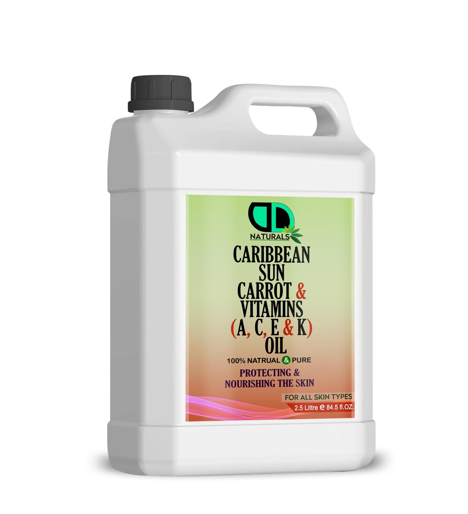 DD teck Carrot Oil | SPF Free | Accelerates Tanning | Ideal Body Oil For Dry Skin Carrot Oil For Face Carrot Seed Oil For Sun Damage