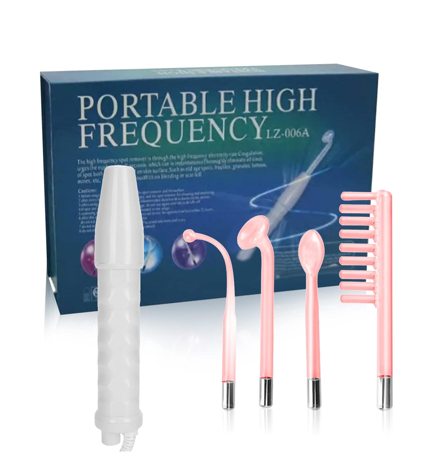 High Frequency Skin Tightening Devices | Hf Rod for Acne Treatment & Anti-Aging | 4 Neon Facial Massage Tools - Buy Online on GoSupps.com
