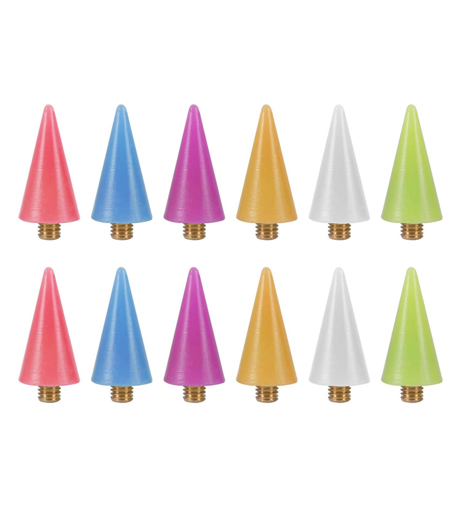 LIZZOT 12Pieces Replacement Tips Nail Rhinestones Picker for Nail Dotting Pen to Pick Up Nail Gem Jewelry Replacement - Buy Online on GoSupps.com