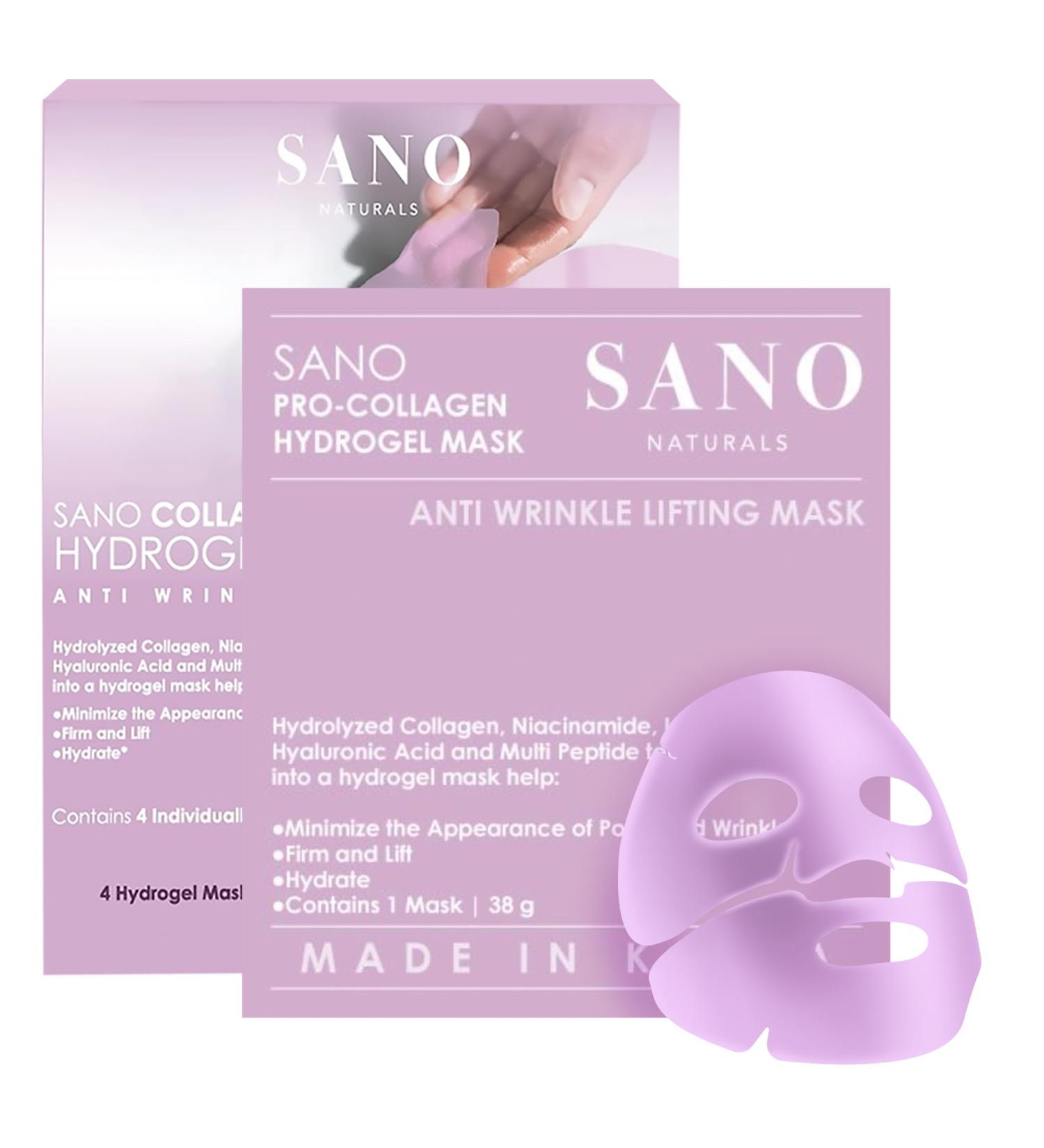 Overnight Collagen Face Mask - Made in Korea - Deep Collagen Anti Wrinkle Lifting Mask w/ Niacinamide Hyaluronic Acid & Tripeptides for Anti Aging Minimizing Pore Appearance Lifting & Firming