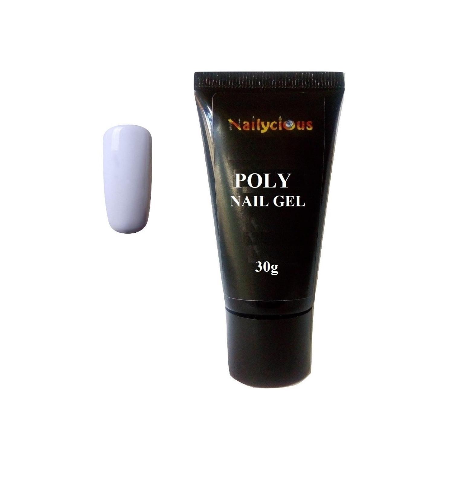 Professional Poly Nail Gel Hard Gel Snow White 30g