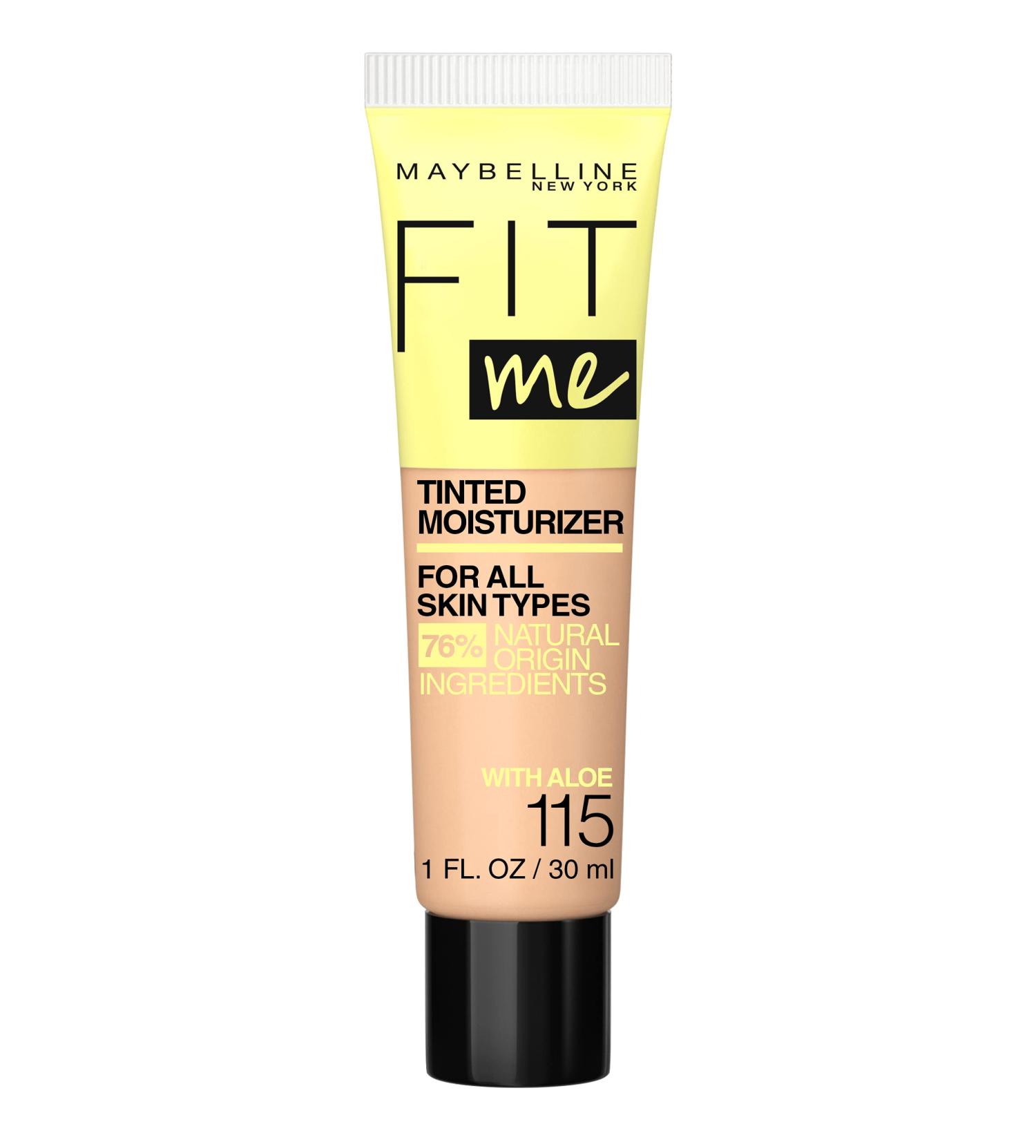 Maybelline Fit Me Tinted Moisturizer 115 - Natural Coverage Face Makeup (1 Count) - Buy Online on GoSupps.com