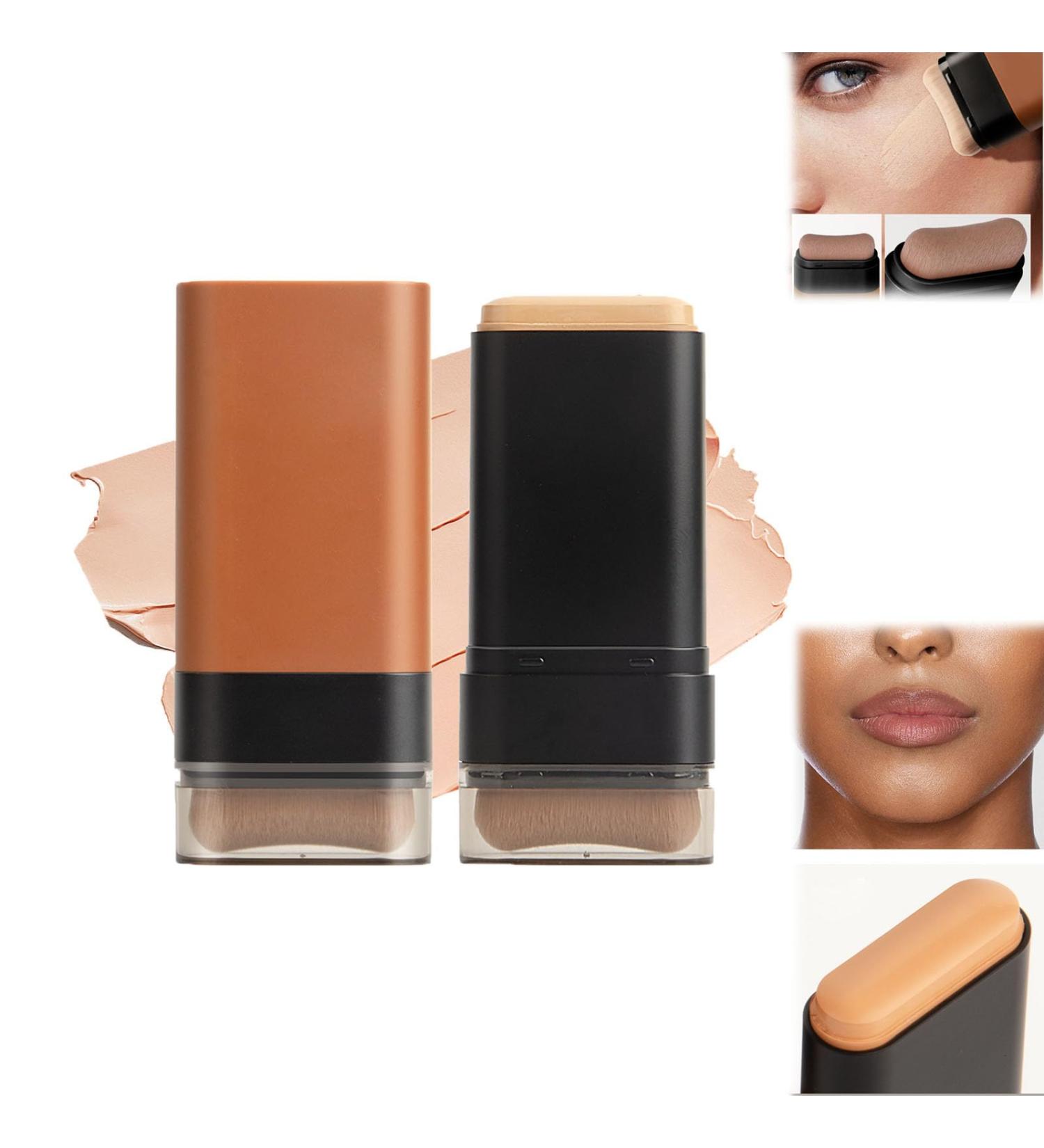 Multi-Use Foundation Stick Makeup with Built-In Foundation Brush Hydrating Lightweight Foundation Stick with Brushz Longwear Contour Stick Foundation Face Stick Natural Finish (05 0.71 Ounce (Pack of 1)) 05 0.71 Ounce (Pack of 1) - Buy Online on GoSupps.com