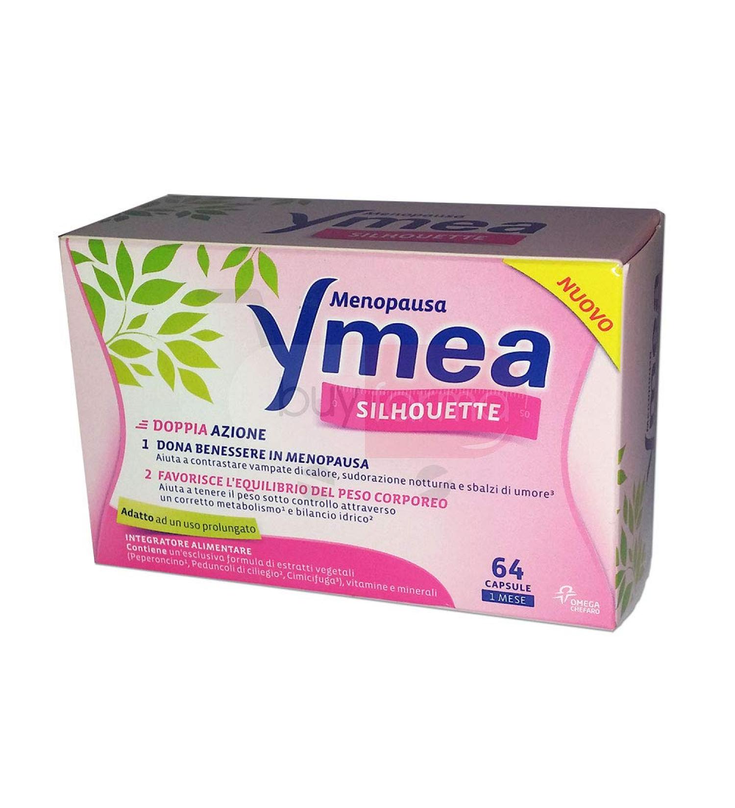 Perrigo Ymea - Silhouette Menopause Food Supplement 64 Capsules