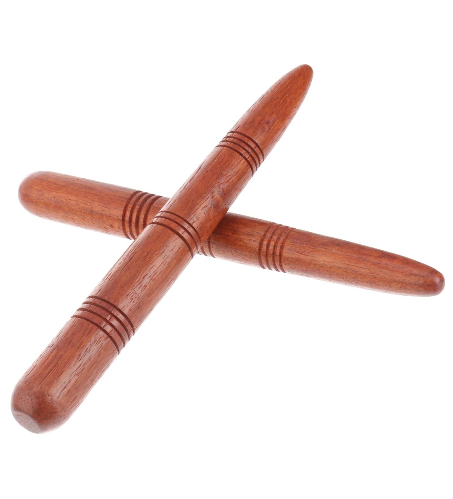 Magiclulu 2 ST Wooden Acupuncture Stick - Gua Sha Facial Tool & Muscle Roller for Whole Body Acupressure and Foot Massage - Buy Online on GoSupps.com