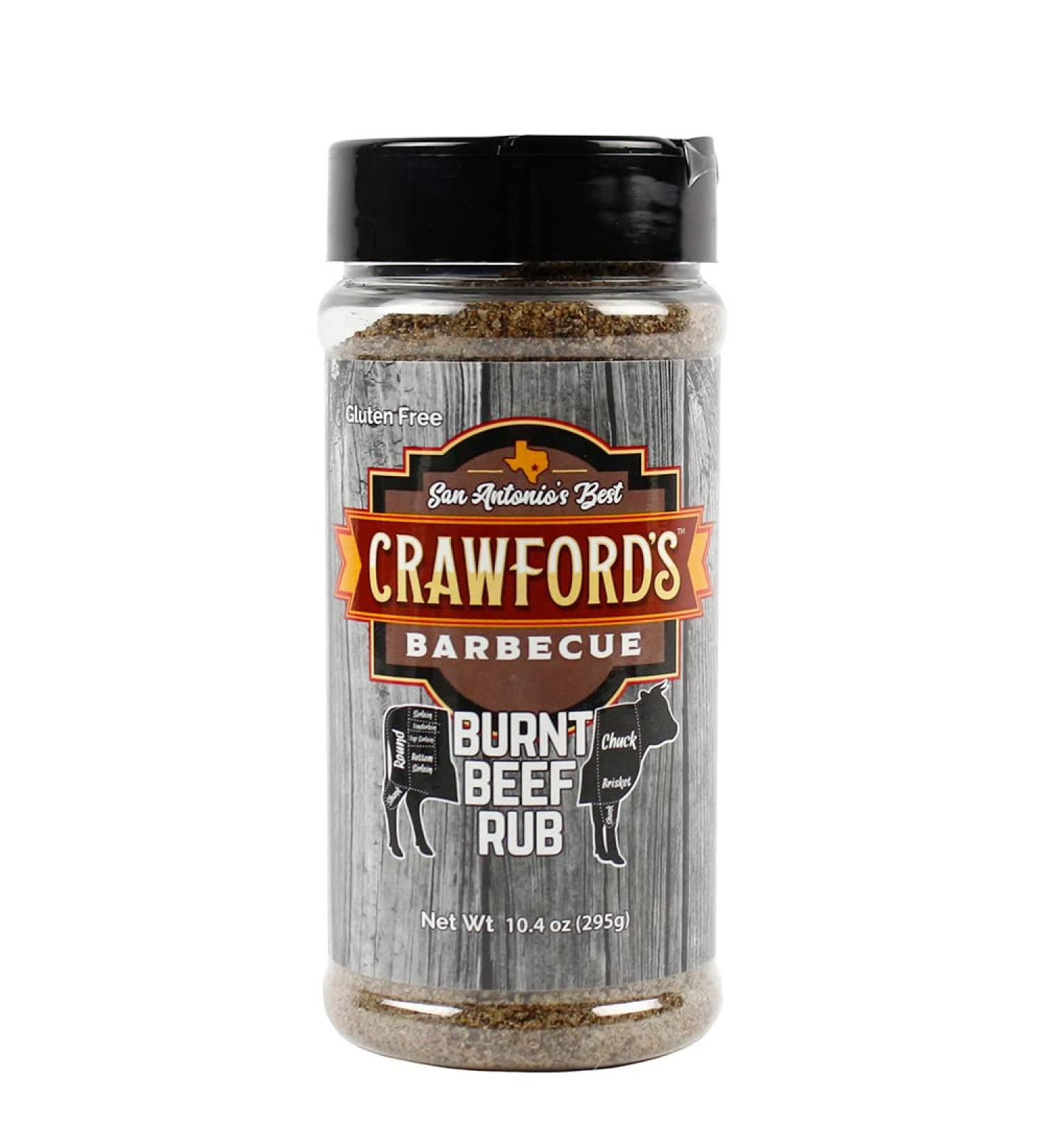 Crawford's Barbecue - Burnt Beef Rub - 12.2 oz - Buy Online on GoSupps.com