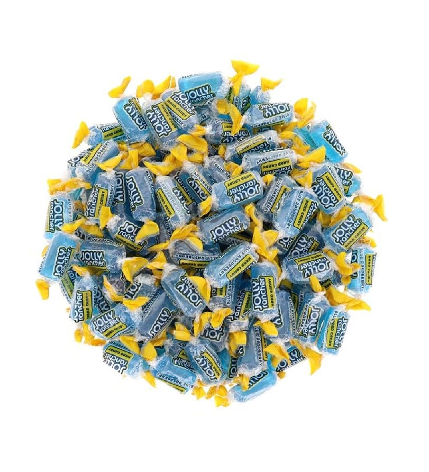 Blue Raspberry Flavour Hard Candy 1lb Bulk Bag Individually Wrapped