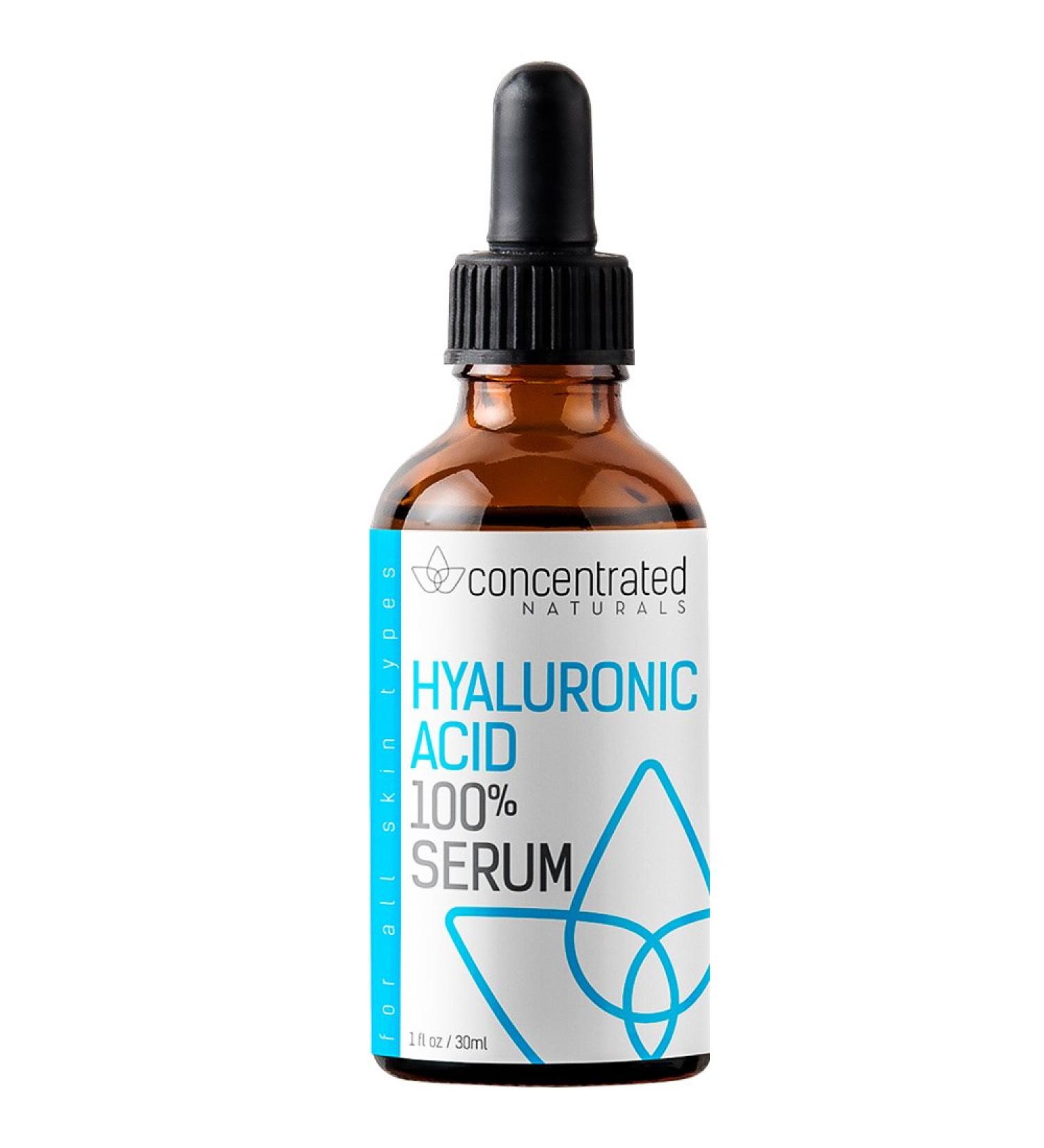 Pure Hyaluronic Acid Serum for Face | Physician Grade | Anti-Aging Wrinkle Smooth & Skin Brightening | 1 fl oz / 30 ml - Buy Online on GoSupps.com