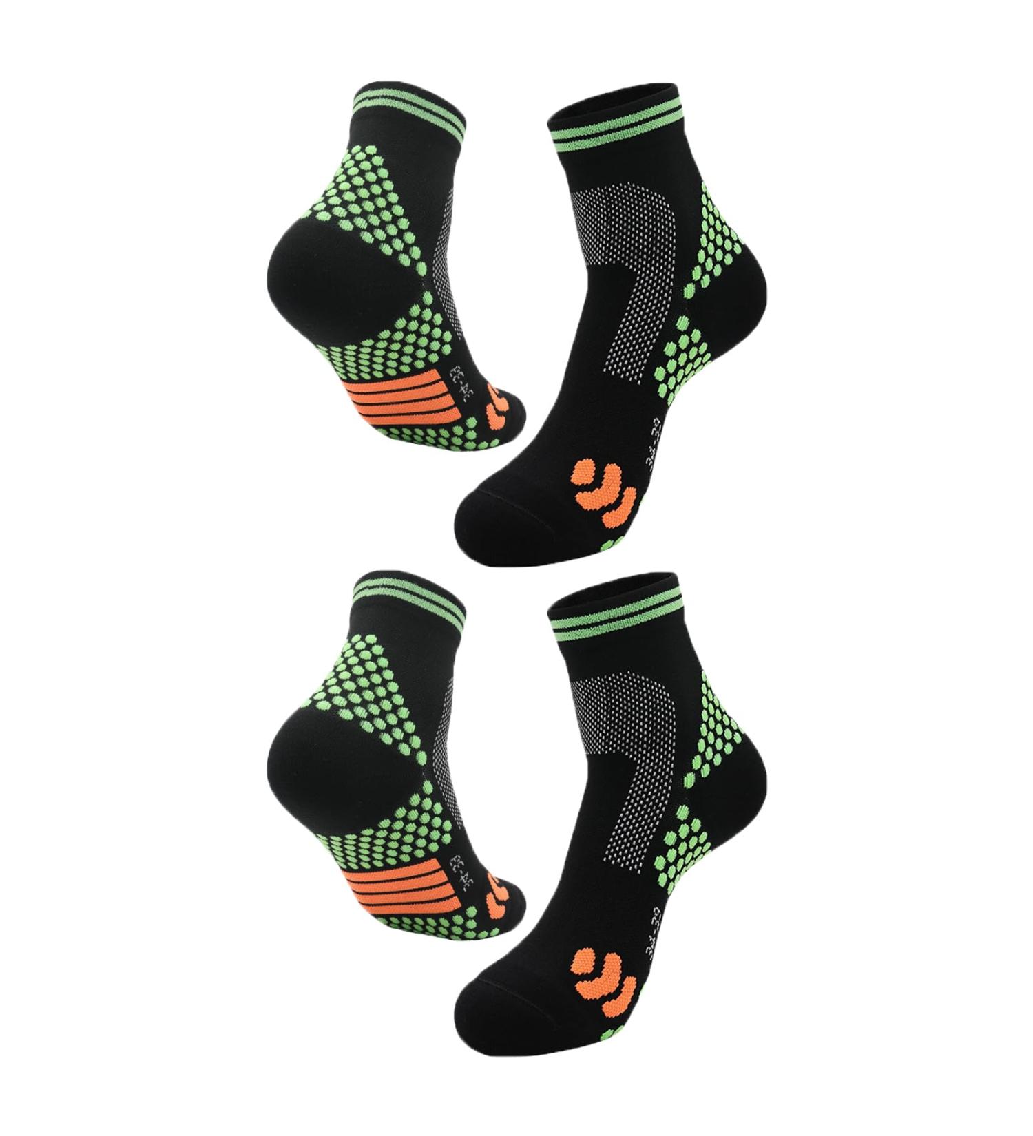 Buy HIGHERSOCKS 2023 Far Infrared Schorl Titanium Ion Elevation Booster Socks - Unisex - 2 Pairs Black Size M - Boost Comfort & Performance - Buy Online on GoSupps.com