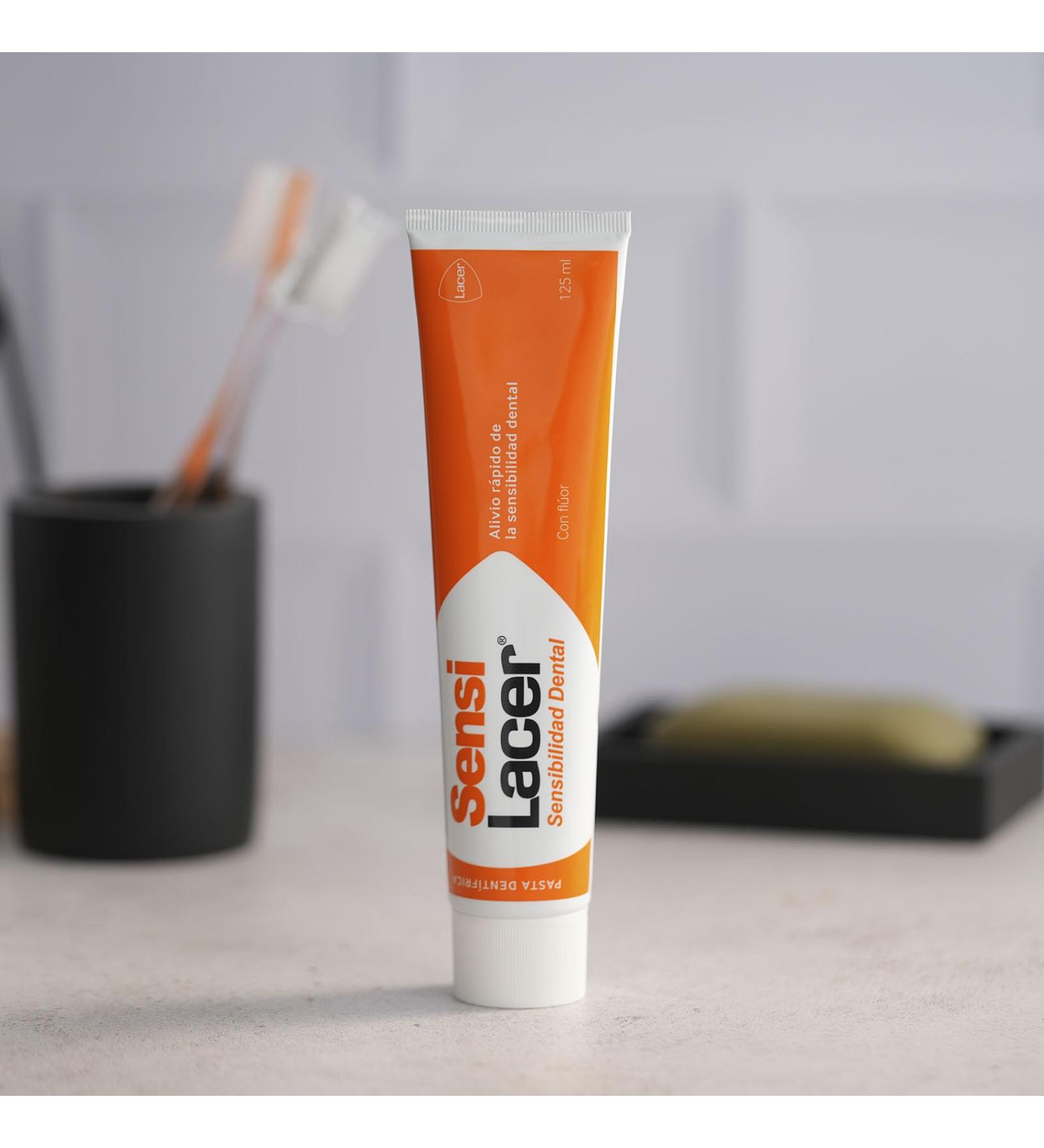  Lacer SensiLACER Toothpaste 75 ml Pack of 2 Desensitizing Action Fast and Prolonged Effect Reduces Tooth Sensitivity Low Abrasivity Index - Buy Online on GoSupps.com