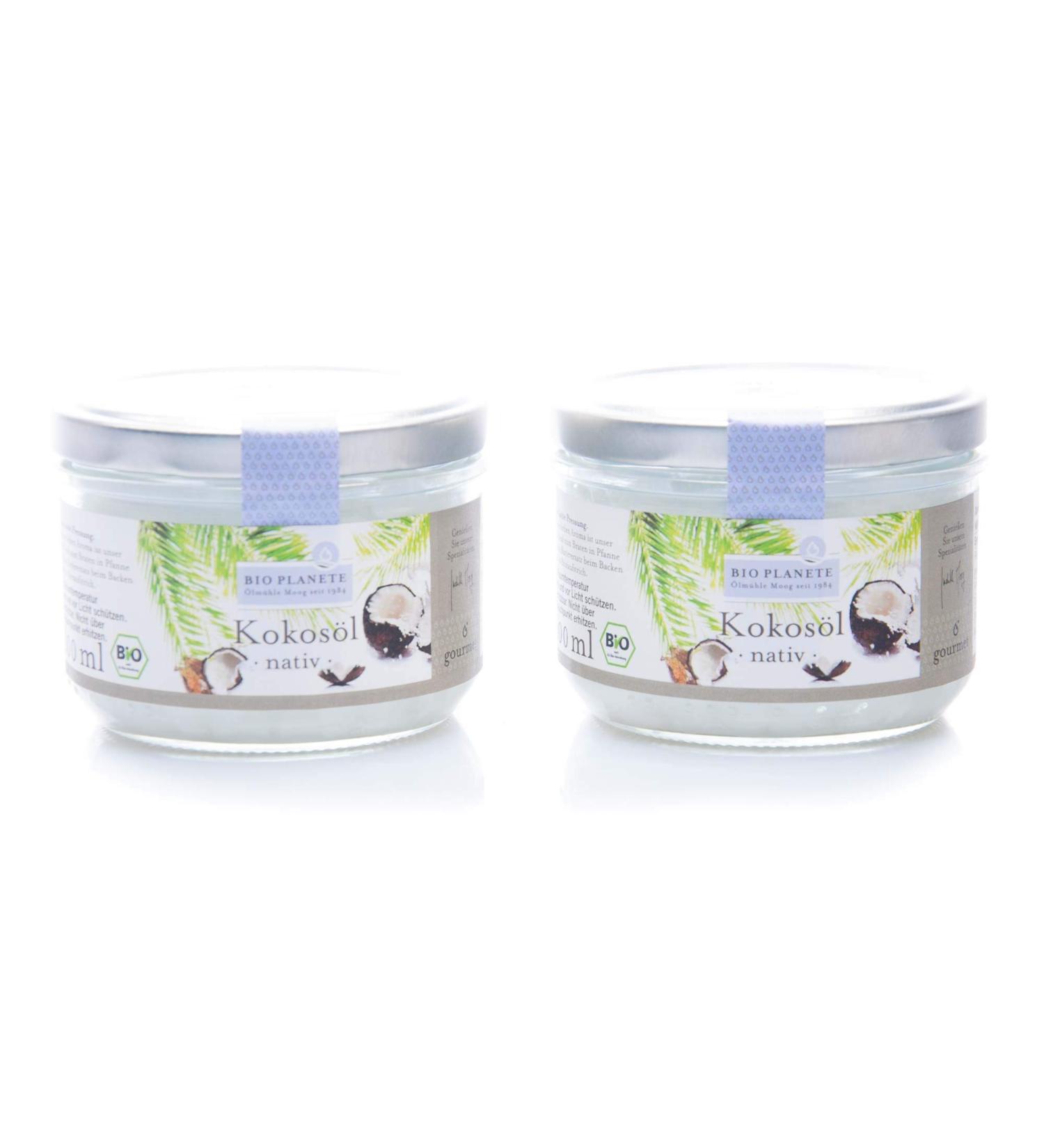 Buy Bio Plan te Virgin Coconut Oil Pack of 2 (2 x 200 ml) - Premium Quality Organic & Natural Coconut Oil for Cooking & Skincare - International Shipping Available - Buy Online on GoSupps.com