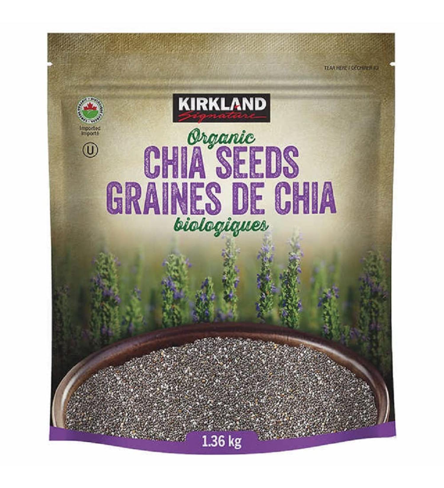 Kirkland Signature Organic Chia Seeds 1.36 Kg