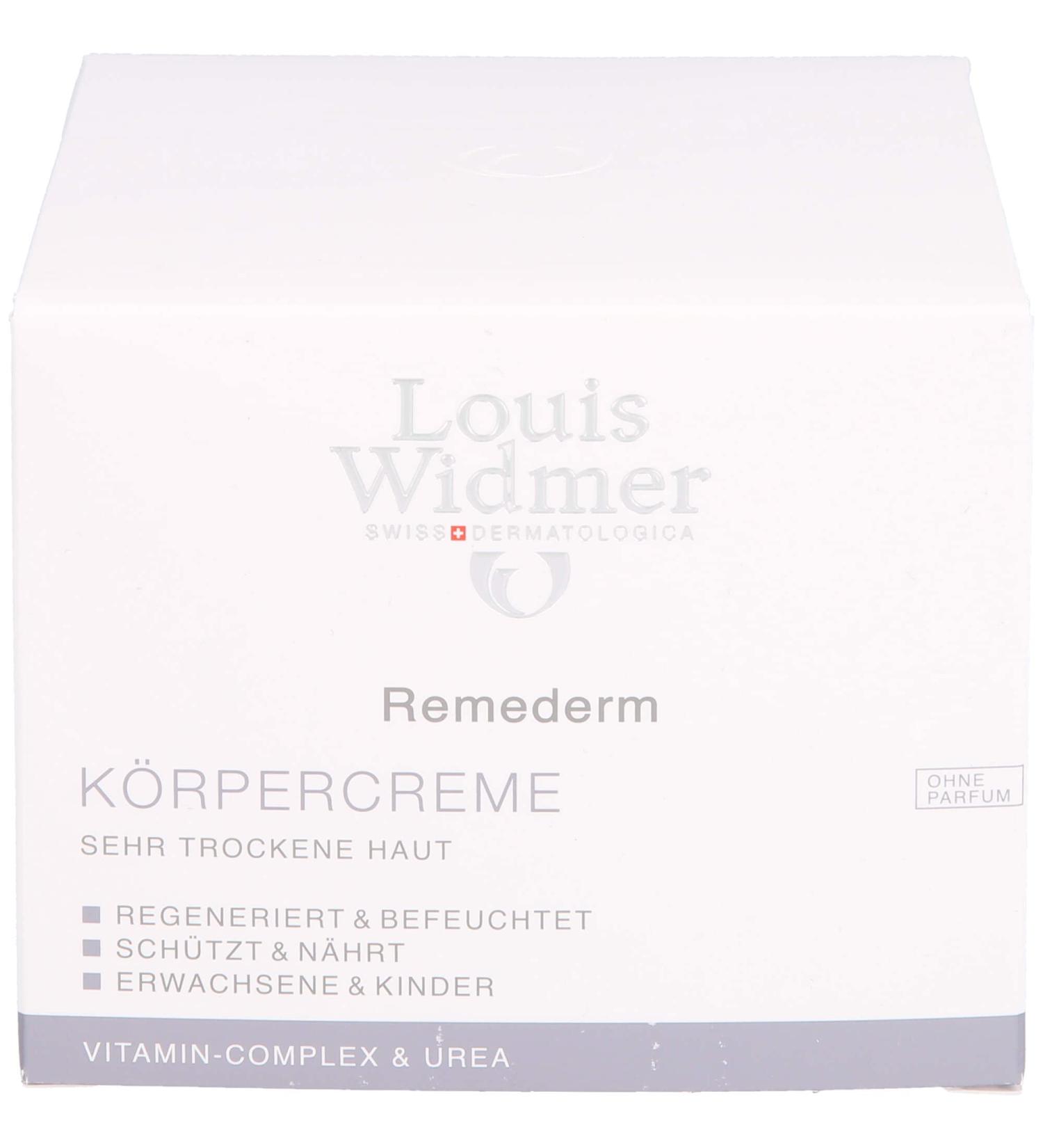 Louis Widmer Remederm K rpercreme unparf miert 250 ml Cream - Buy Online on GoSupps.com