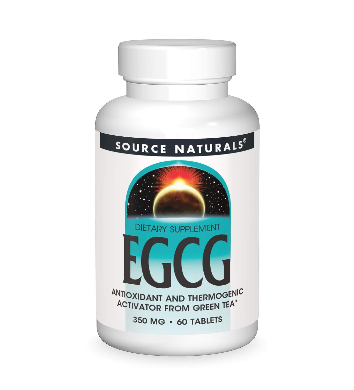 Source Naturals EGCG 350 mg - Antioxidant Support, 60 Tablets - Buy Online on GoSupps.com