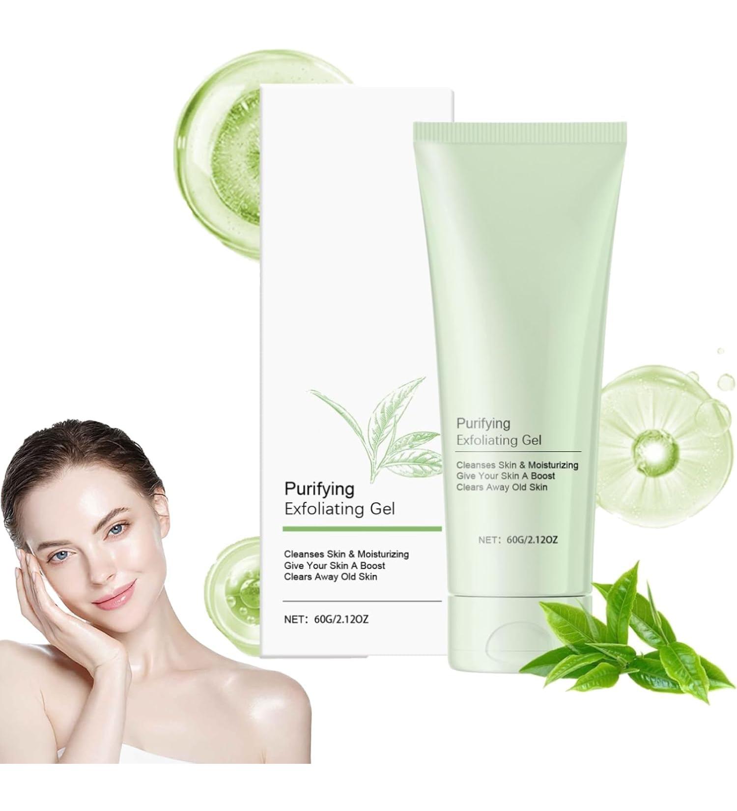 Greteam Purifying Exfoliating Gel Greteam Exfoliating Scrub Purifying Exfoliating Gel Moisturizing Cleanses Skin Give Exfoliating Body and Face Scrub Gel Exfoliating Gel for Dark Neck (1pc) - Buy Online on GoSupps.com