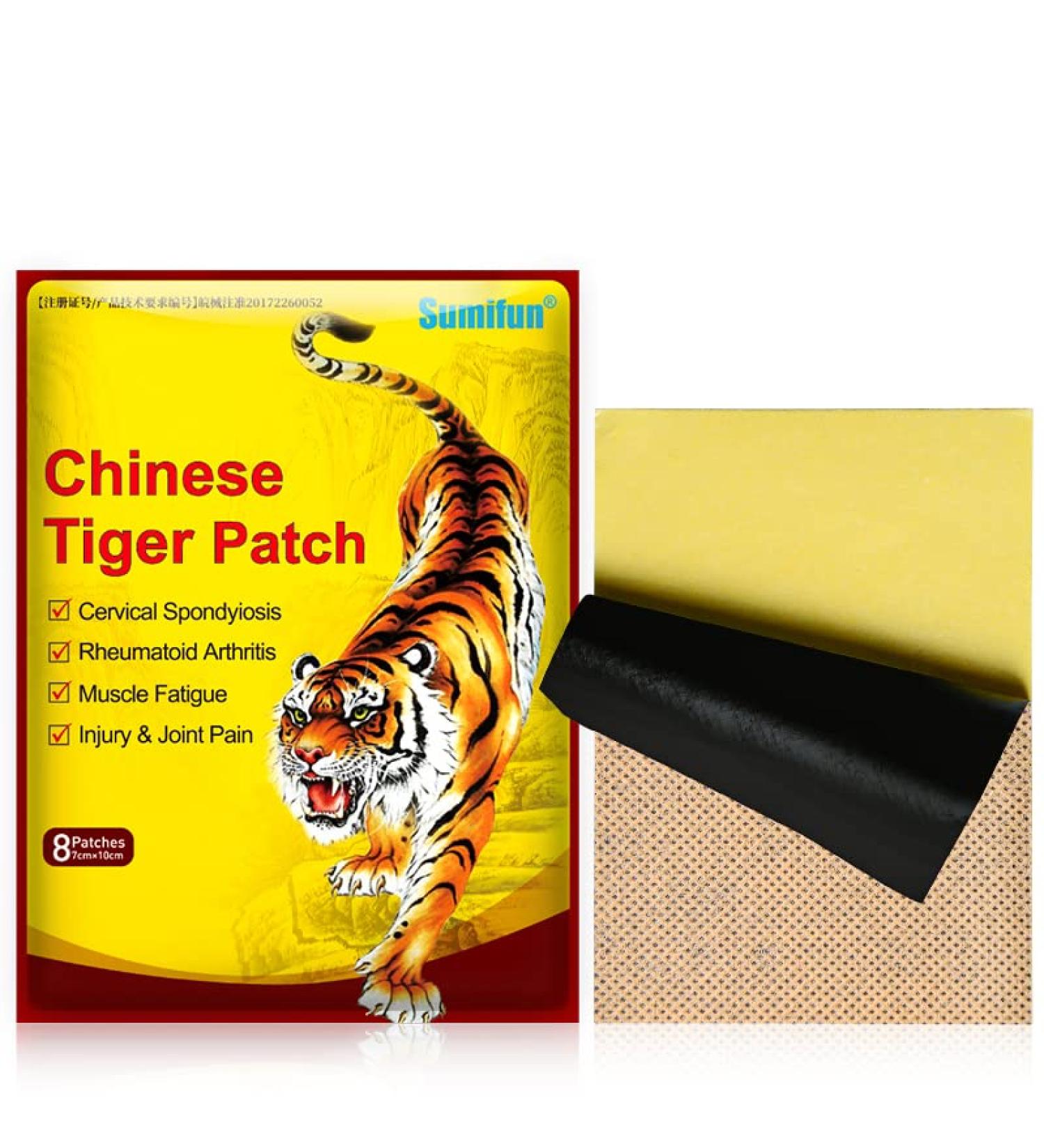 Sumifun 96pcs Tiger Patches - Herbal Pain Relief Plaster for Arthritis, Joint, Back, Neck, Muscle, Shoulder Pain - Buy Online on GoSupps.com