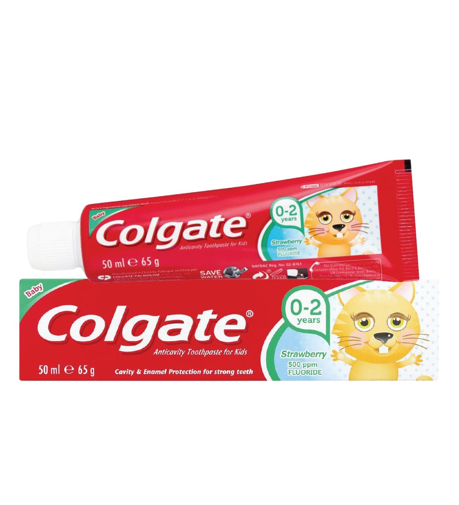 Toothpaste for children 0-2 years strawberry flavor - 50ml - Buy Online on GoSupps.com
