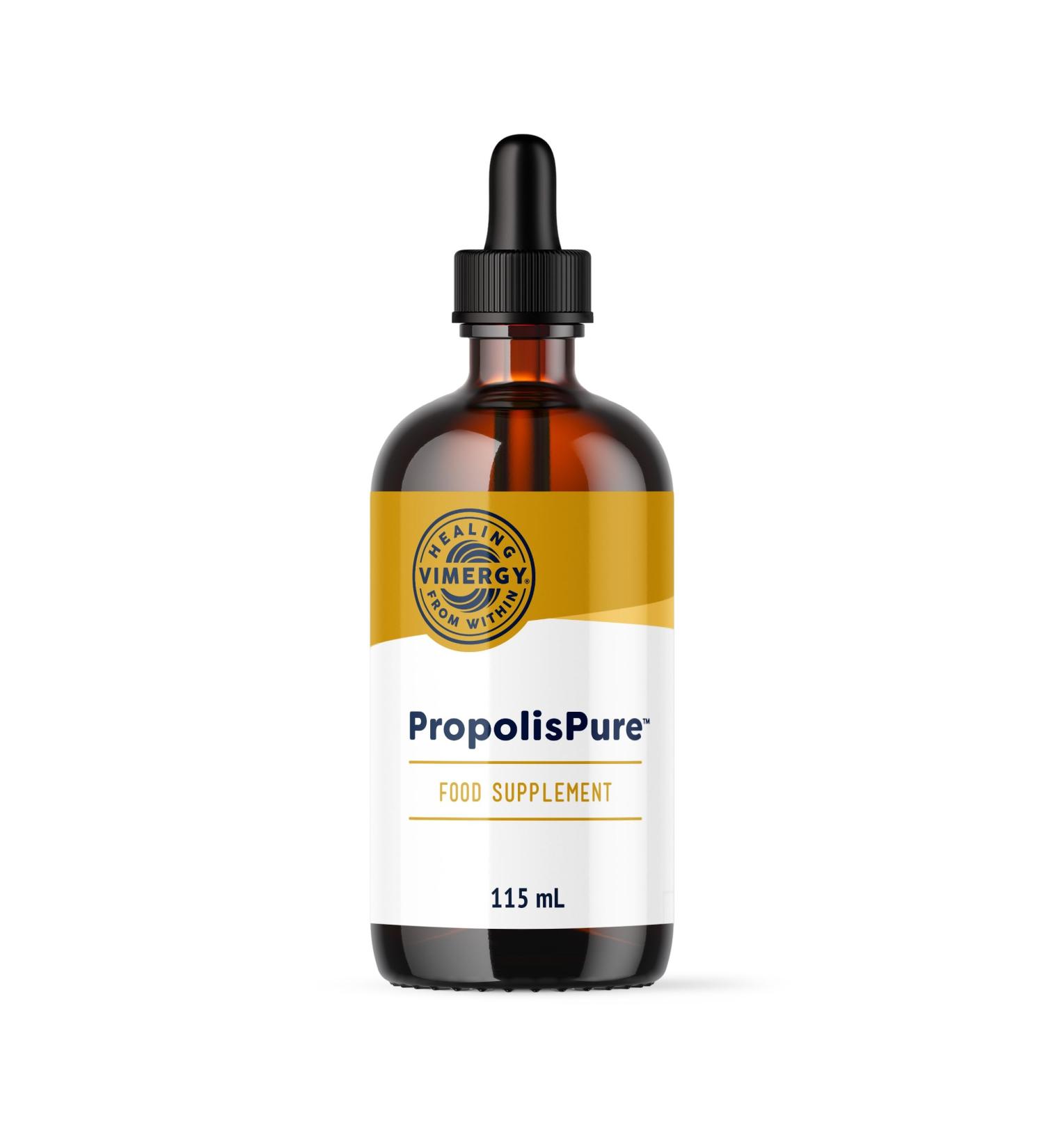 Vimergy PropolisPure 1220mg Extract | 57 Servings | Non-GMO, Gluten-Free | Vegetarian Supplement - Buy Online on GoSupps.com