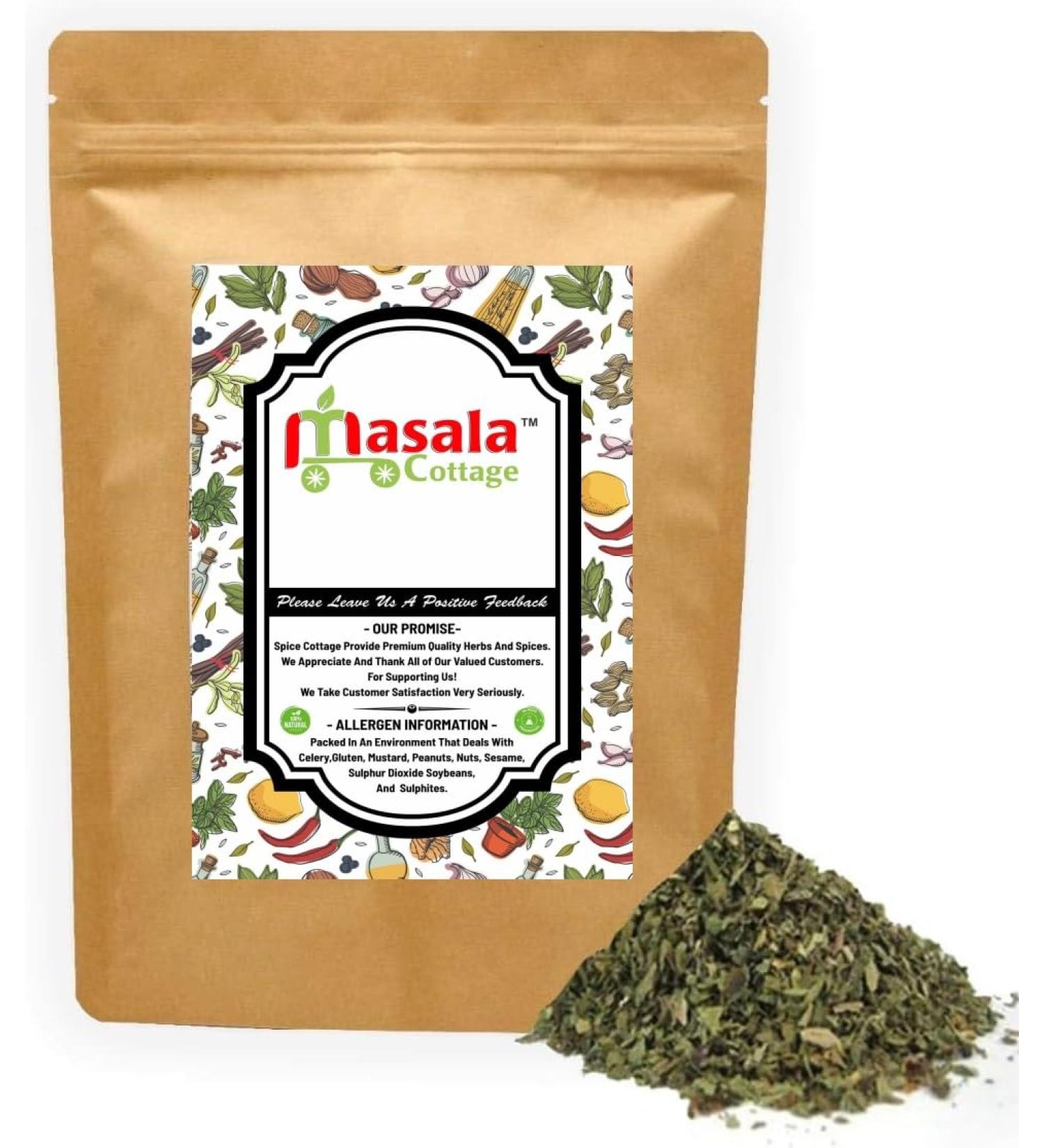 Dried Basil Leaf | Leaves Herbs Premium Quality by Masala Cottage 25g-1.9kg (25 Grams) 25 Grams - Buy Online on GoSupps.com
