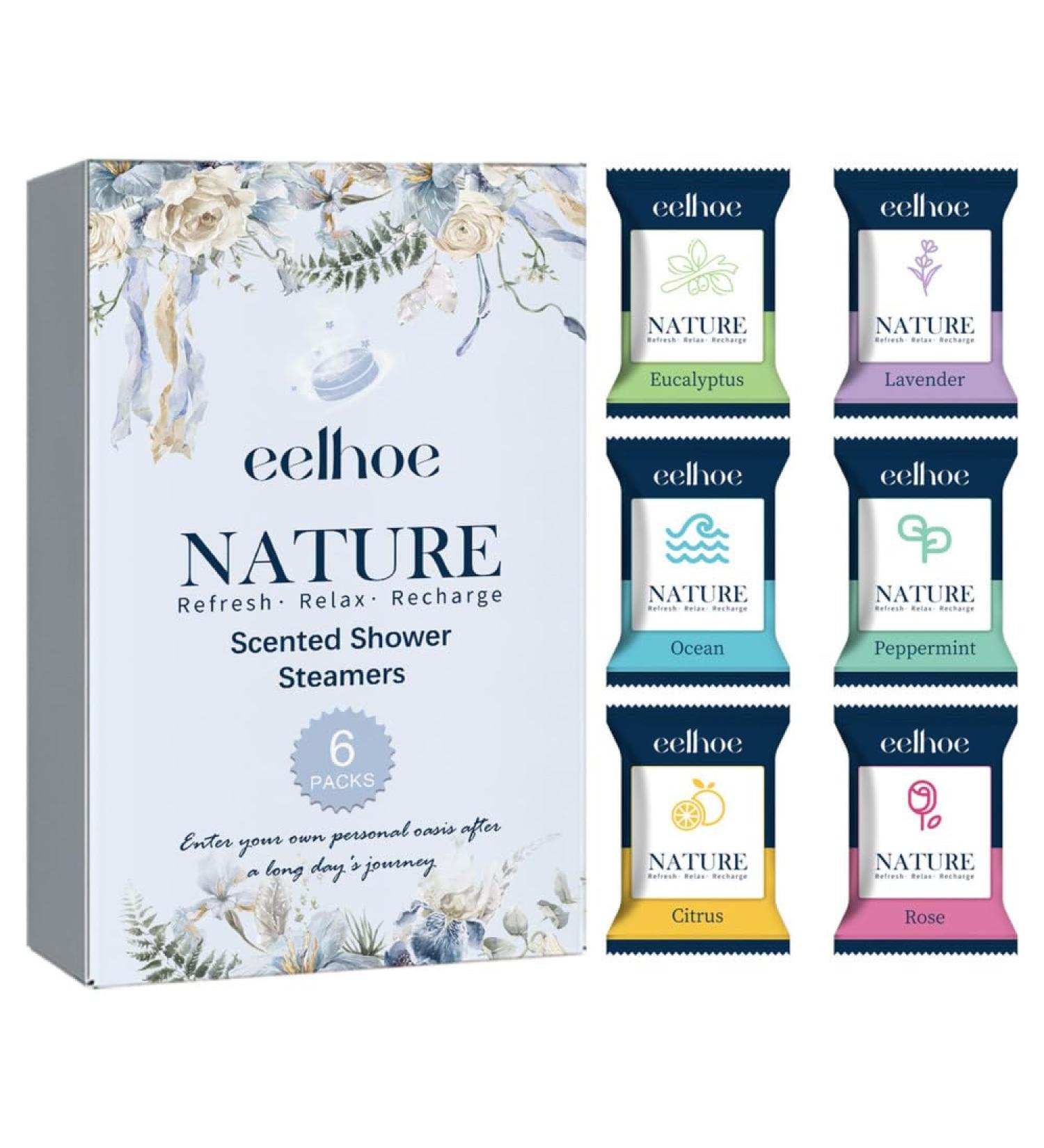 Rxuaw Shower Steamers Aromatherapy Tablets Natural Ingredients Refreshing Shower Bombs for Women Men Bath Supplies - Buy Online on GoSupps.com